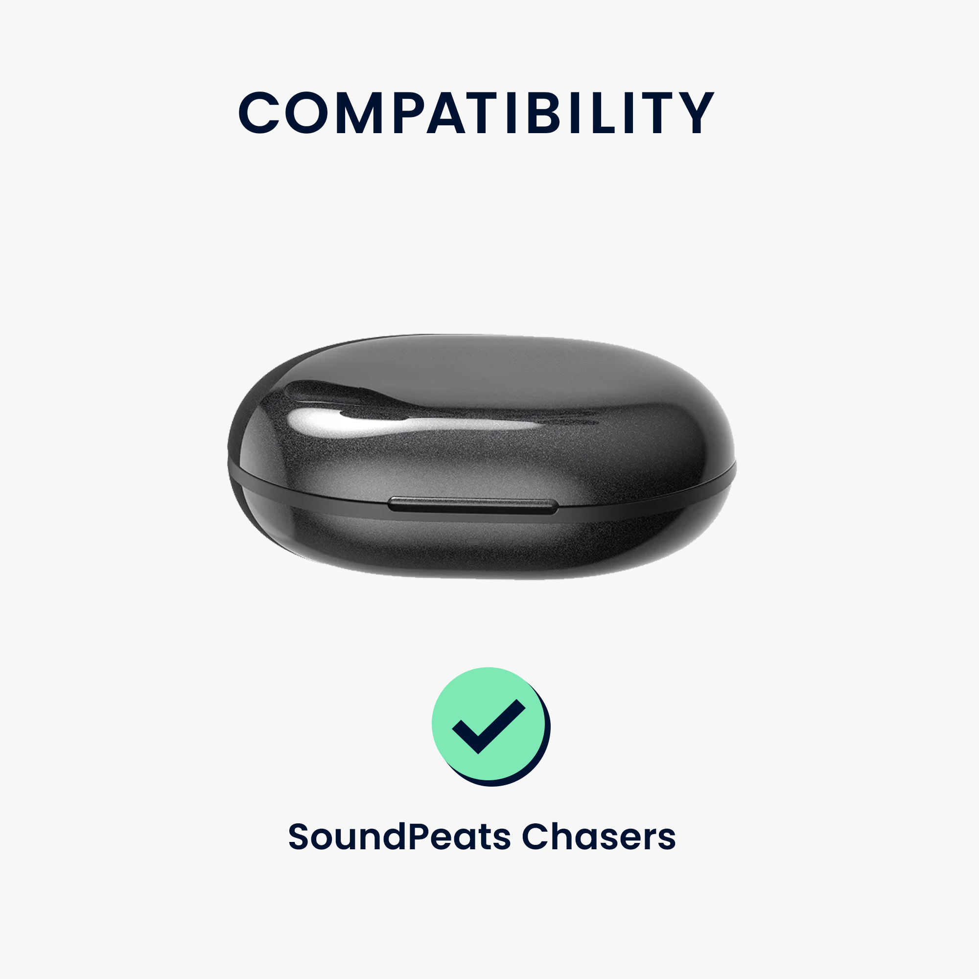 Pouzdro na sluchátka kwmobile pro SoundPeats Chasers - černá