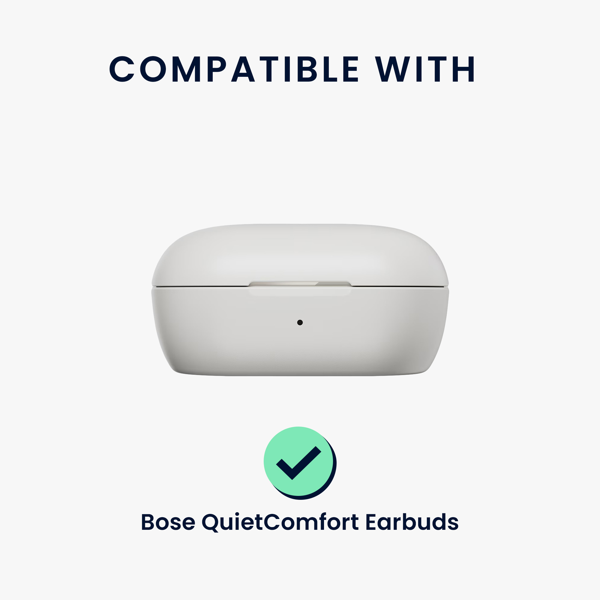 Silikonové pouzdro přenošení sluchátka Bose QuietComfort Earbuds Cover Embossed Pattern kwmobile