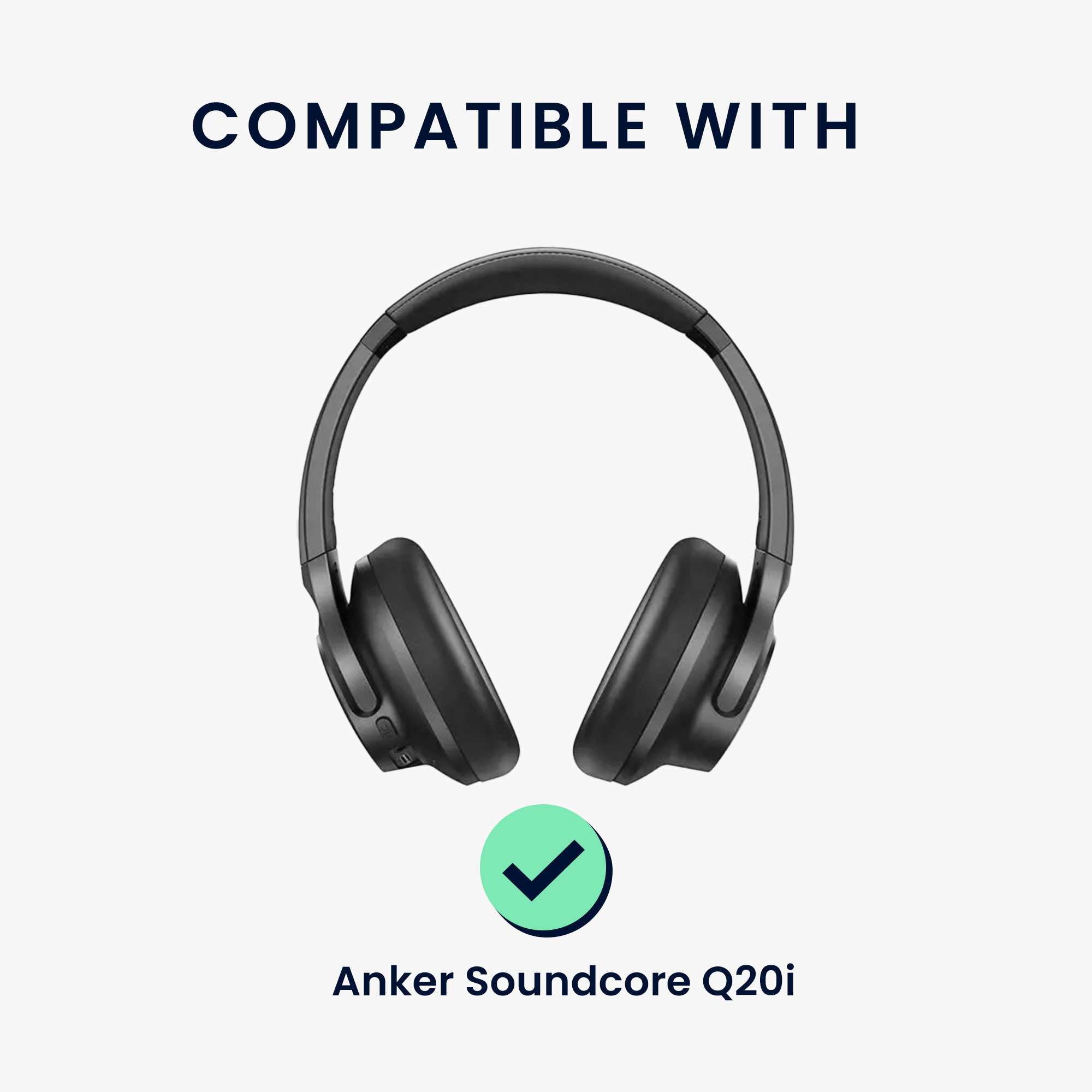 Headset Pouzdro pro Soundcore Q20i kwmobile se zipem neoprenové - starorůžová