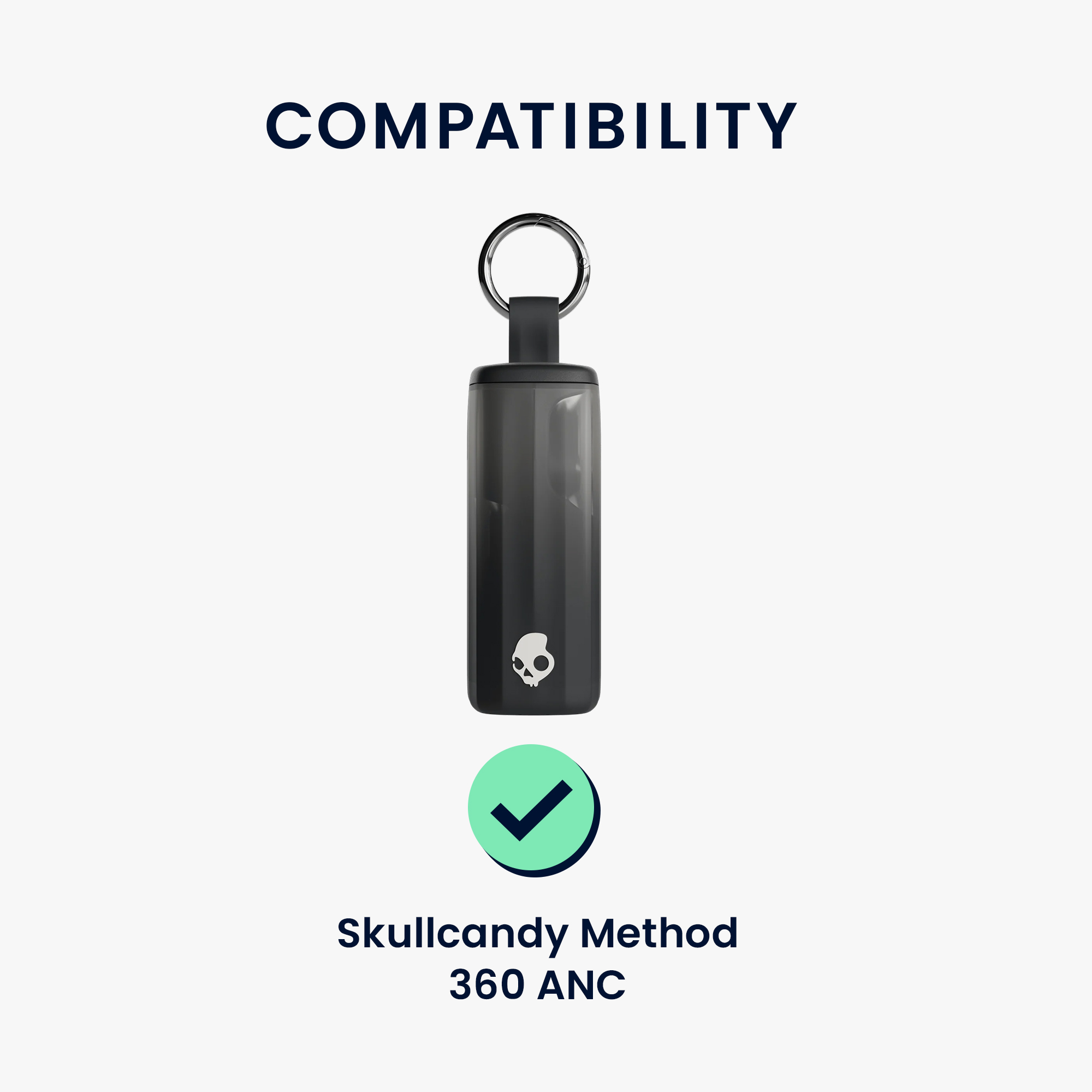 Obal na sluchátka kwmobile Skullcandy Method 360 ANC, písková