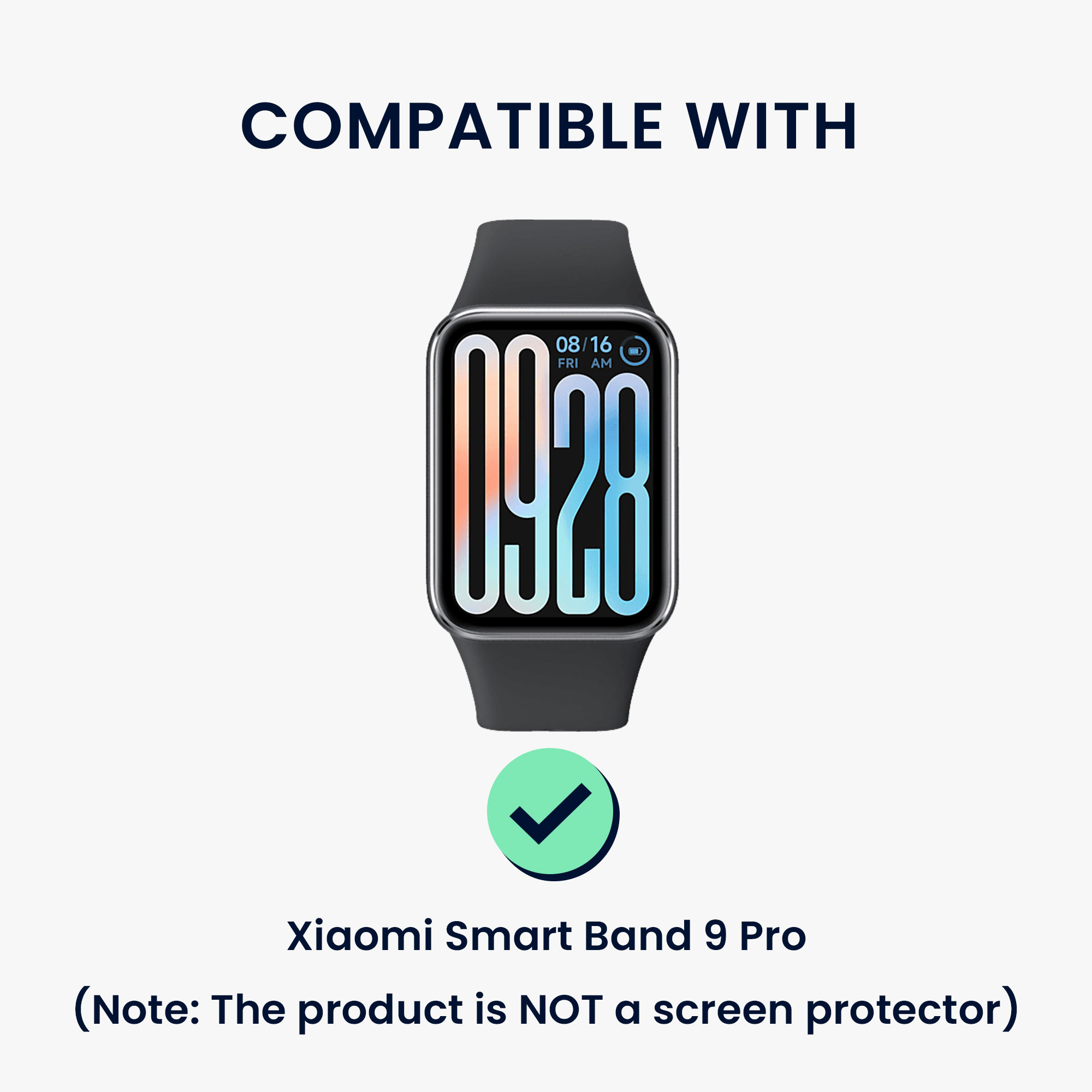 2x Příslušenství Xiaomi Smart Band 9 Pro Frame Protector (Set of 2) kwmobile - stříbrná / růžově zlatá
