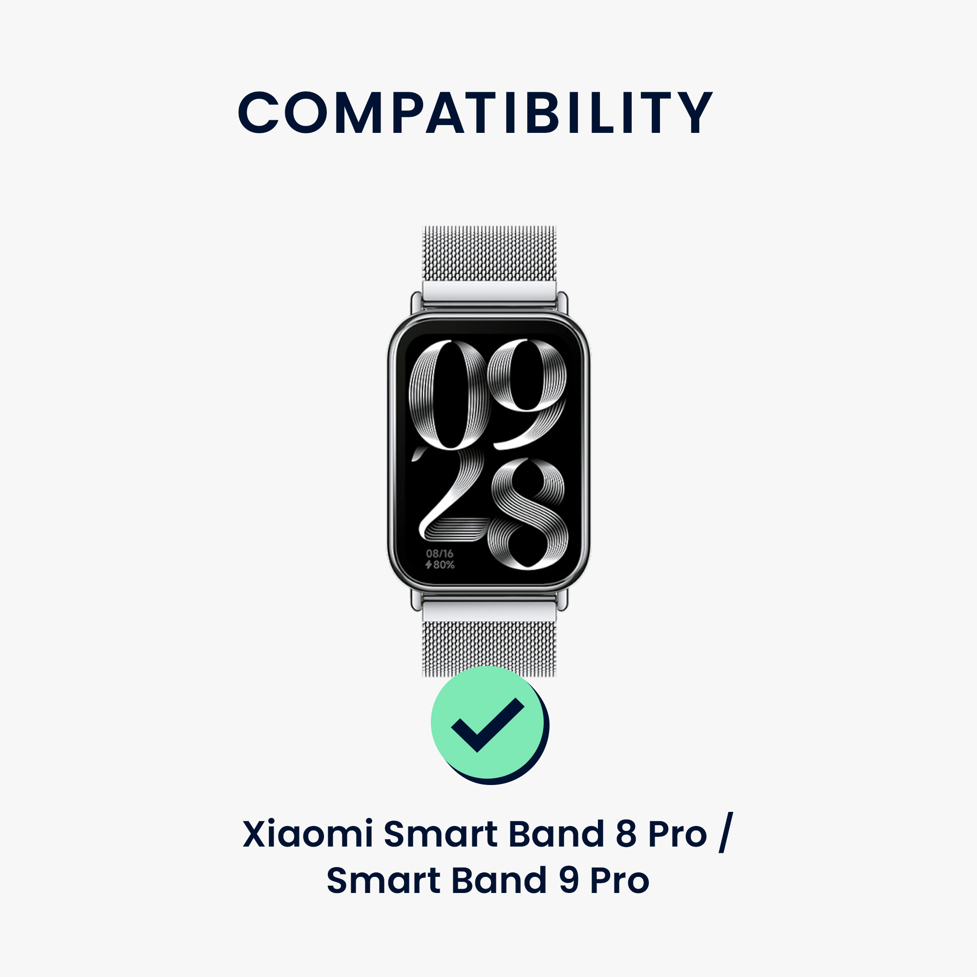 Řemínek Xiaomi Smart Band 8 Pro / Band 9 Pro / Redmi Watch 5 / Redmi Watch 4 kwmobile - černá
