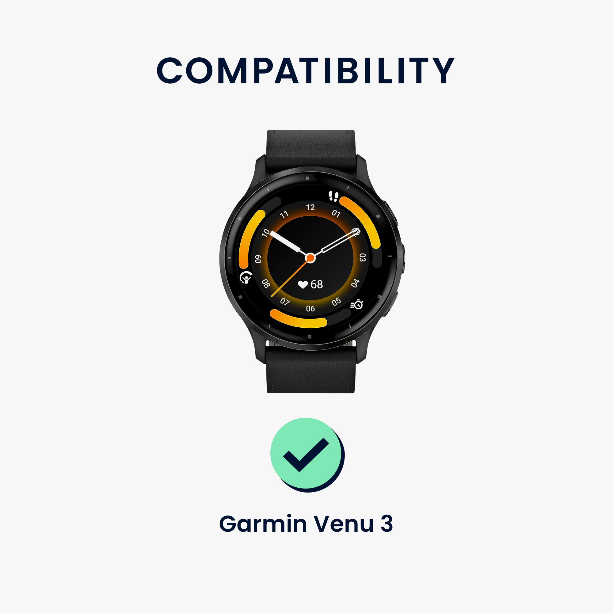 2 ks Ochranná fólie kwmobile pro Garmin Venu 3
