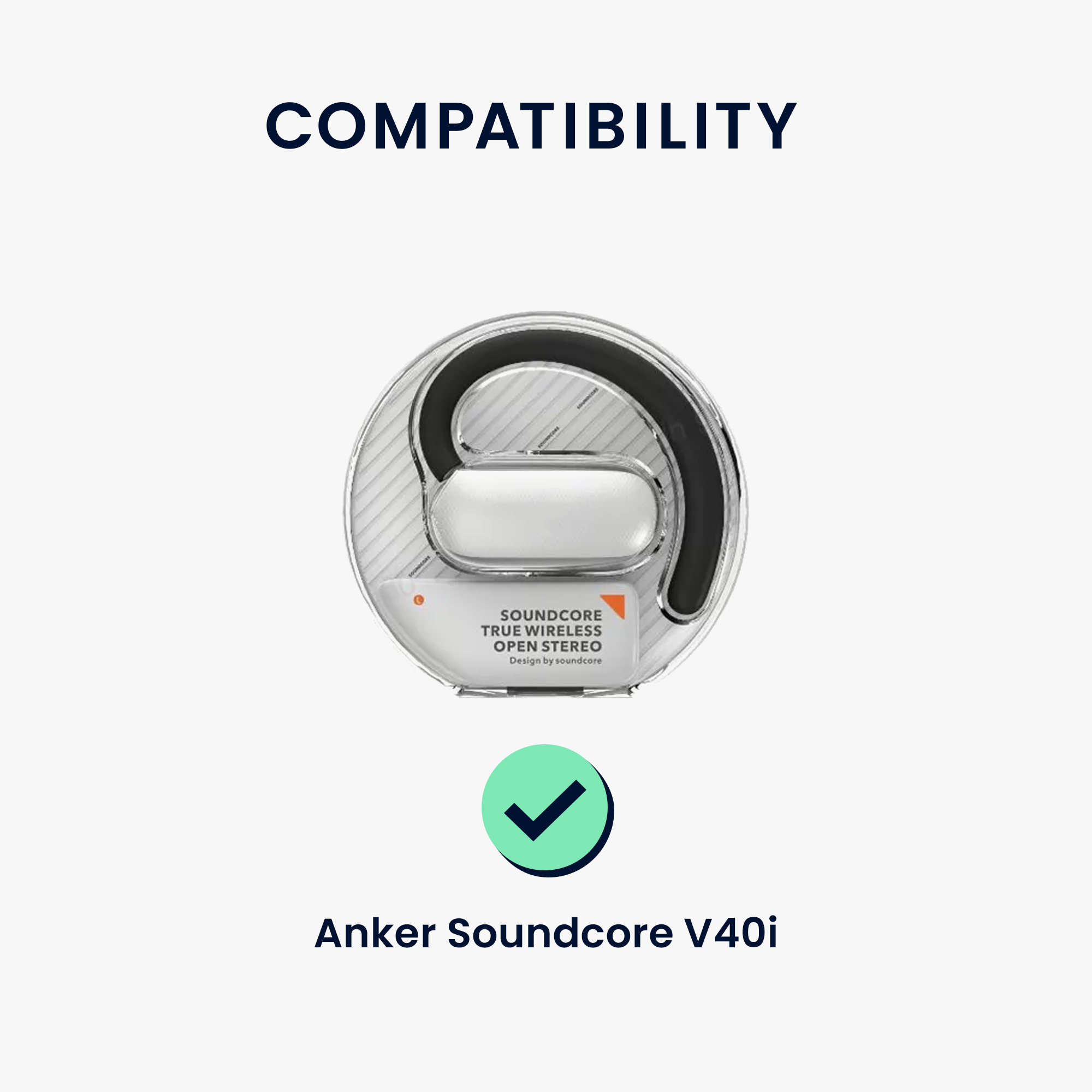 Pouzdro na sluchátka Anker Soundcore V40i kwmobile - tmavě zelená