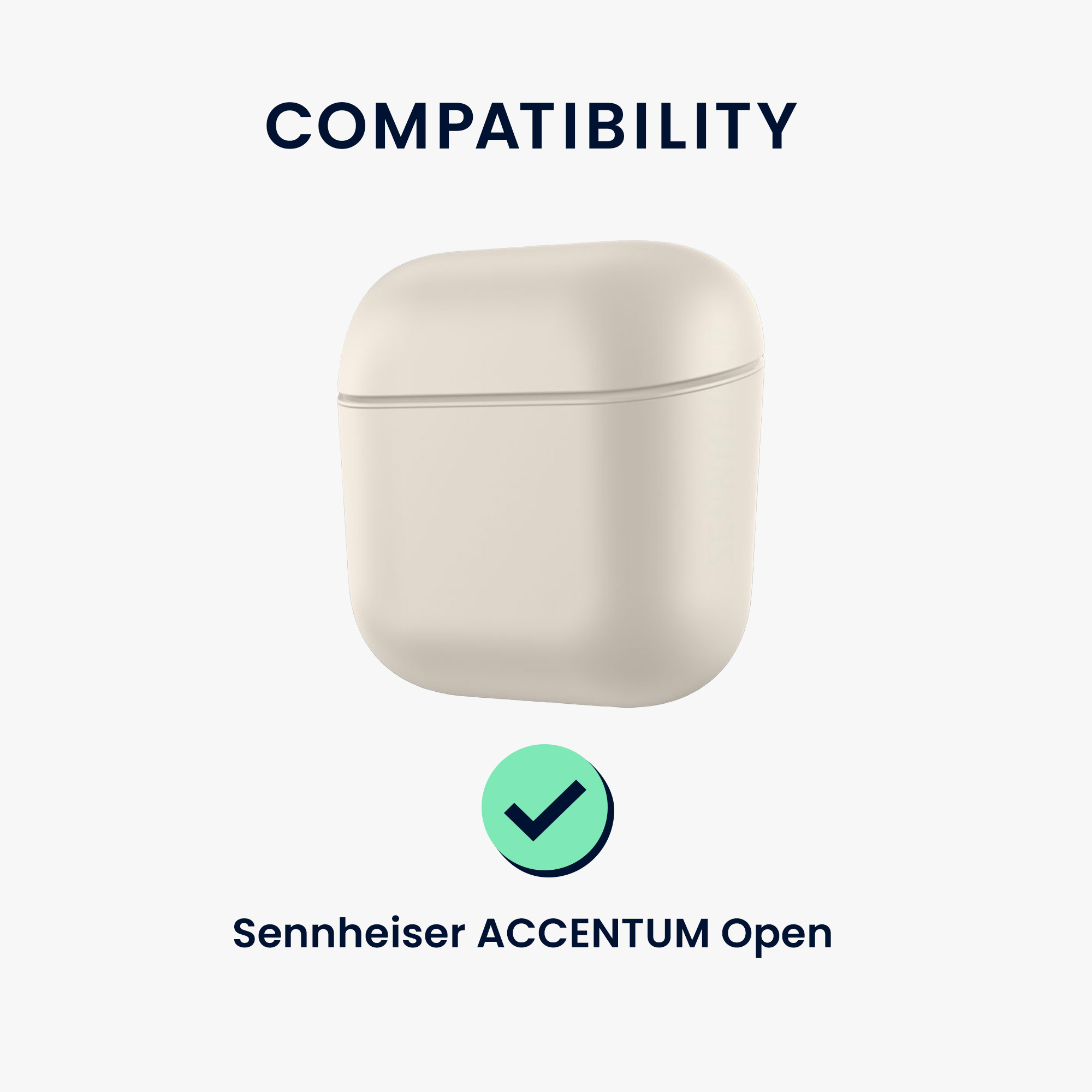 Silikonový kryt pouzdra Sennheiser ACCENTUM Open kwmobile s karabinou černá