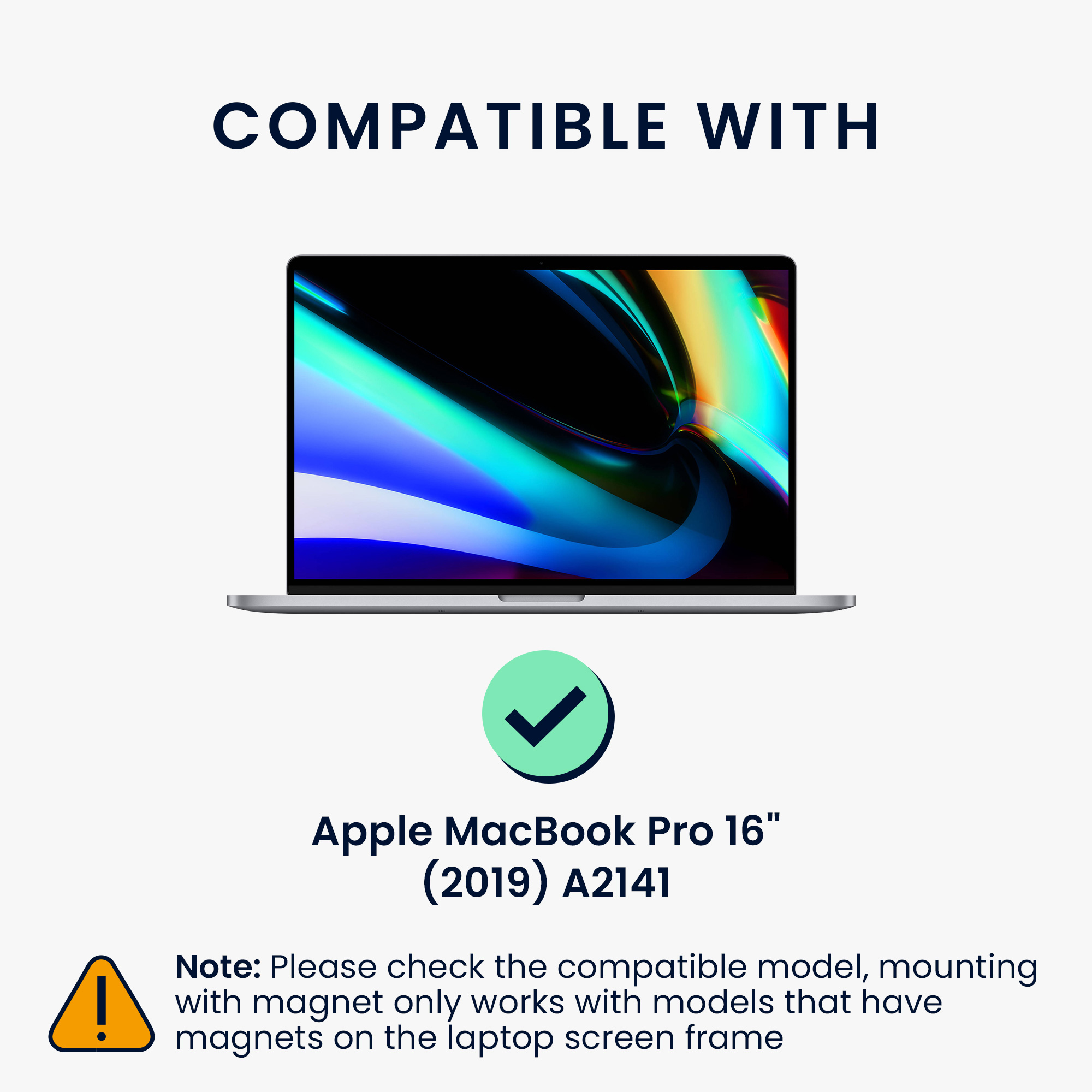 Privacy fólie na notebook kwmobile pro Apple MacBook Pro 16" (2019) A2141