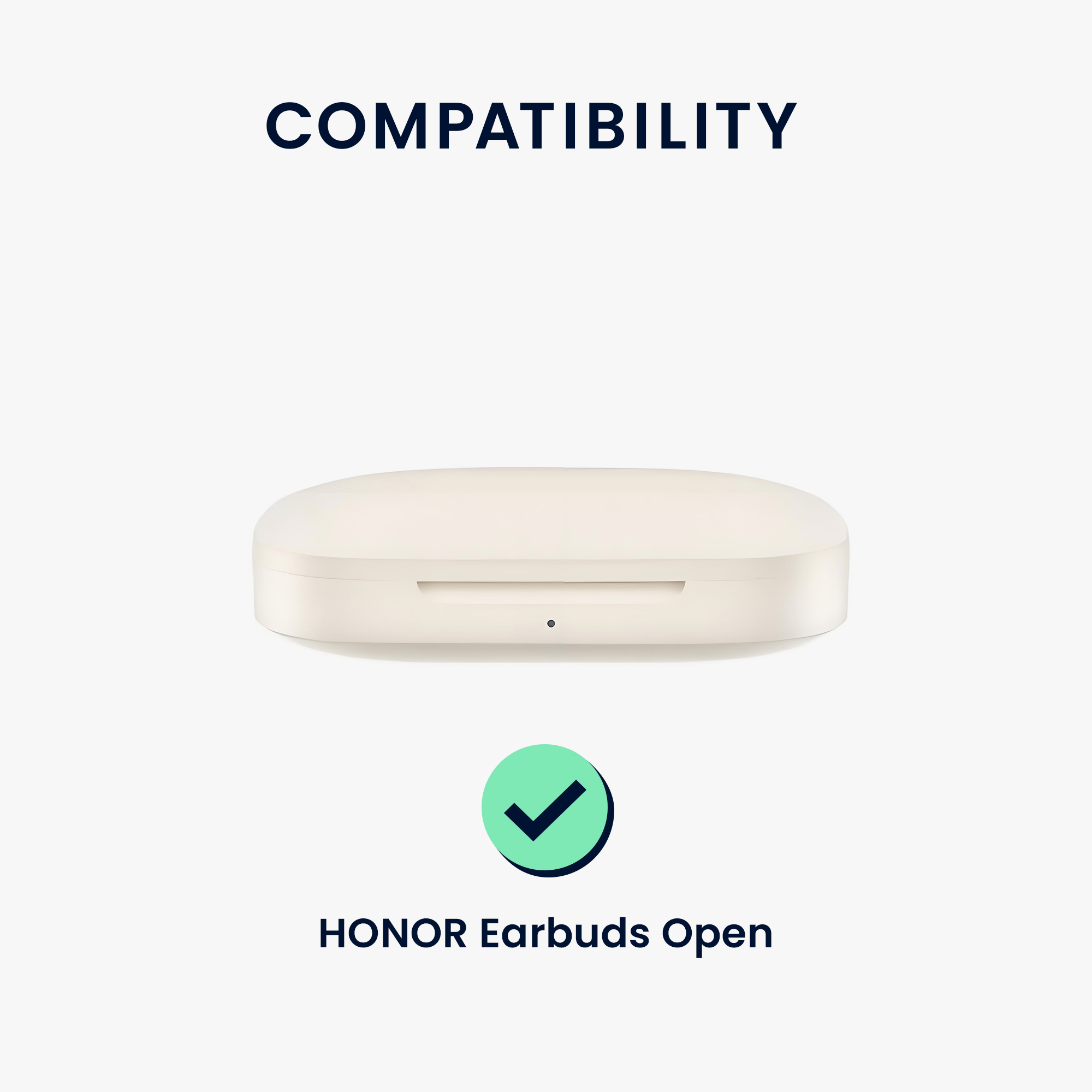 Silikonové pouzdro na sluchátka HONOR Earbuds Open černý