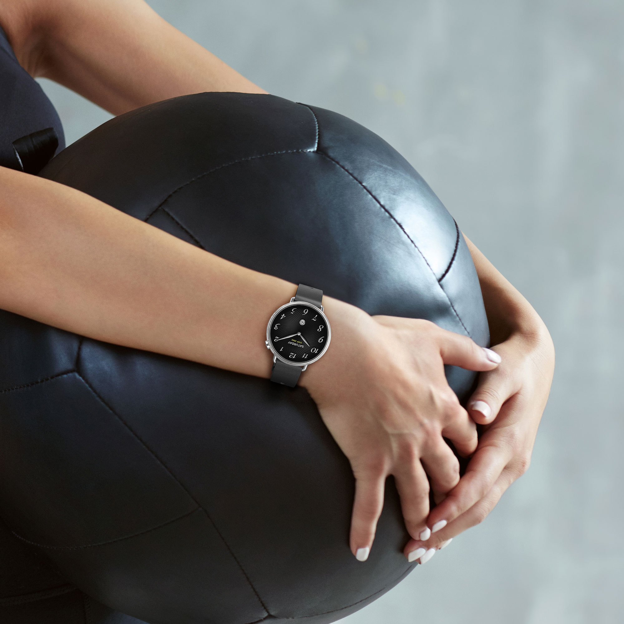 Ochranný kryt se sklem na hodinky kwmobile pro Xiaomi Watch S4 41mm, transparentní / černá, 2 ks