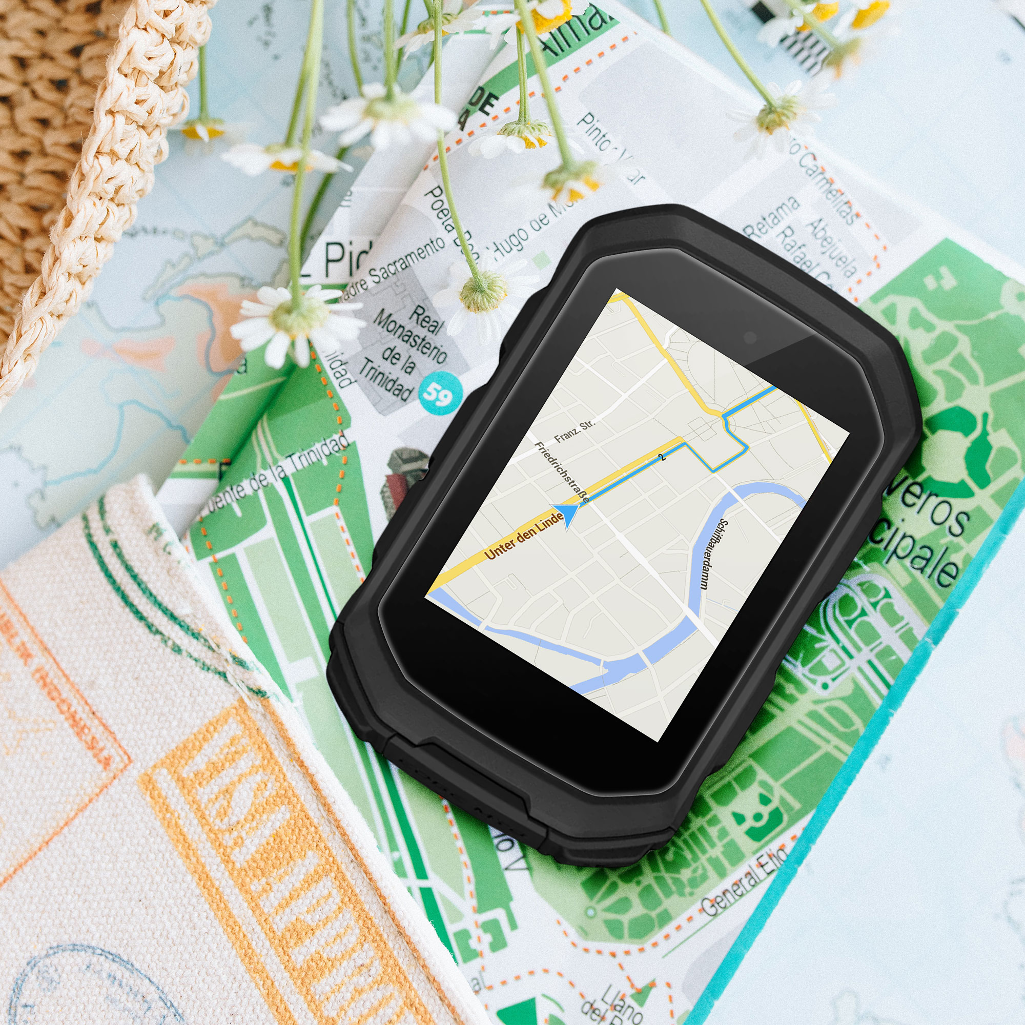 Tvrzené sklo cyklo GPS Garmin Edge MTB kwmobile 2 ks transparentní