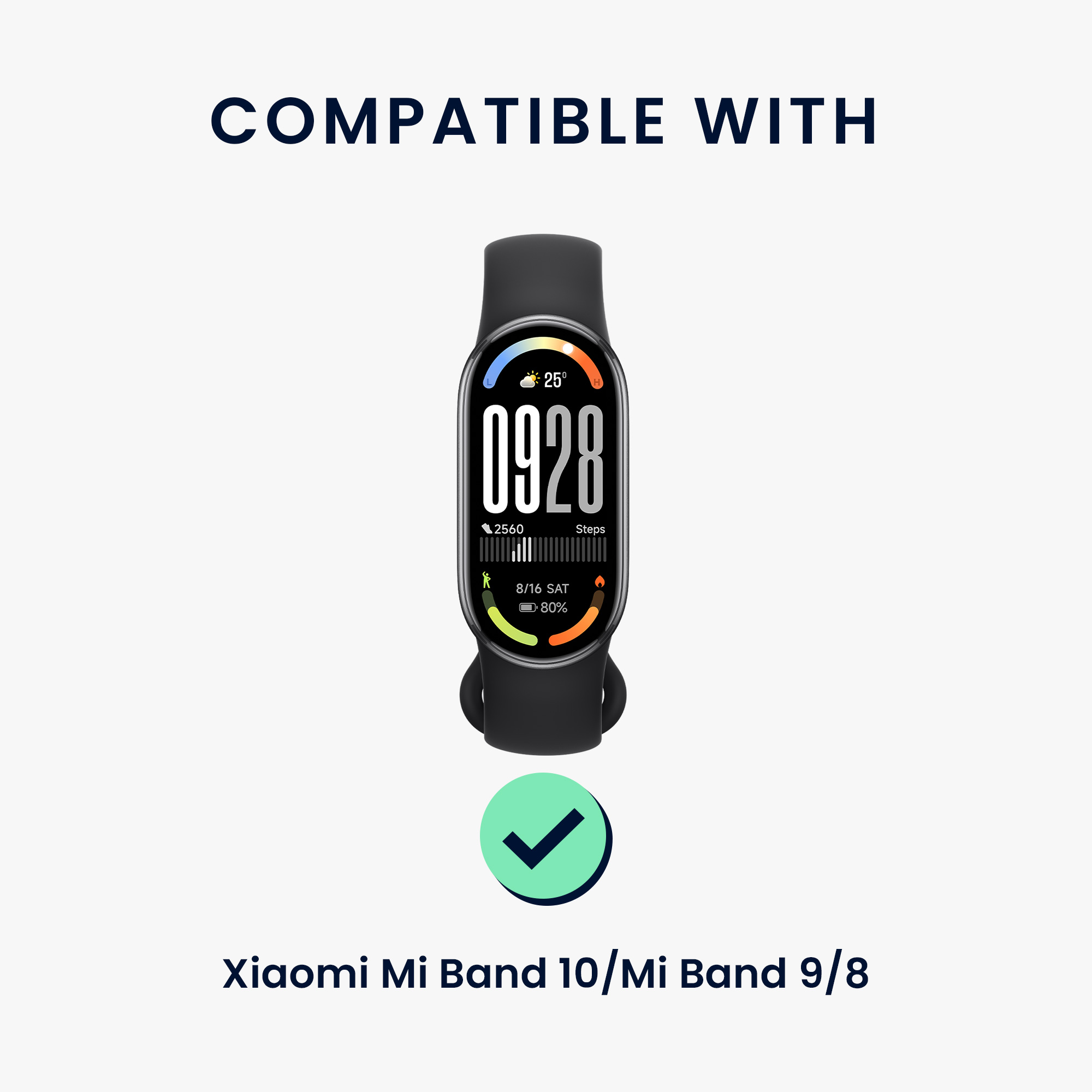 Řemínek kwmobile Xiaomi Mi, krémová
