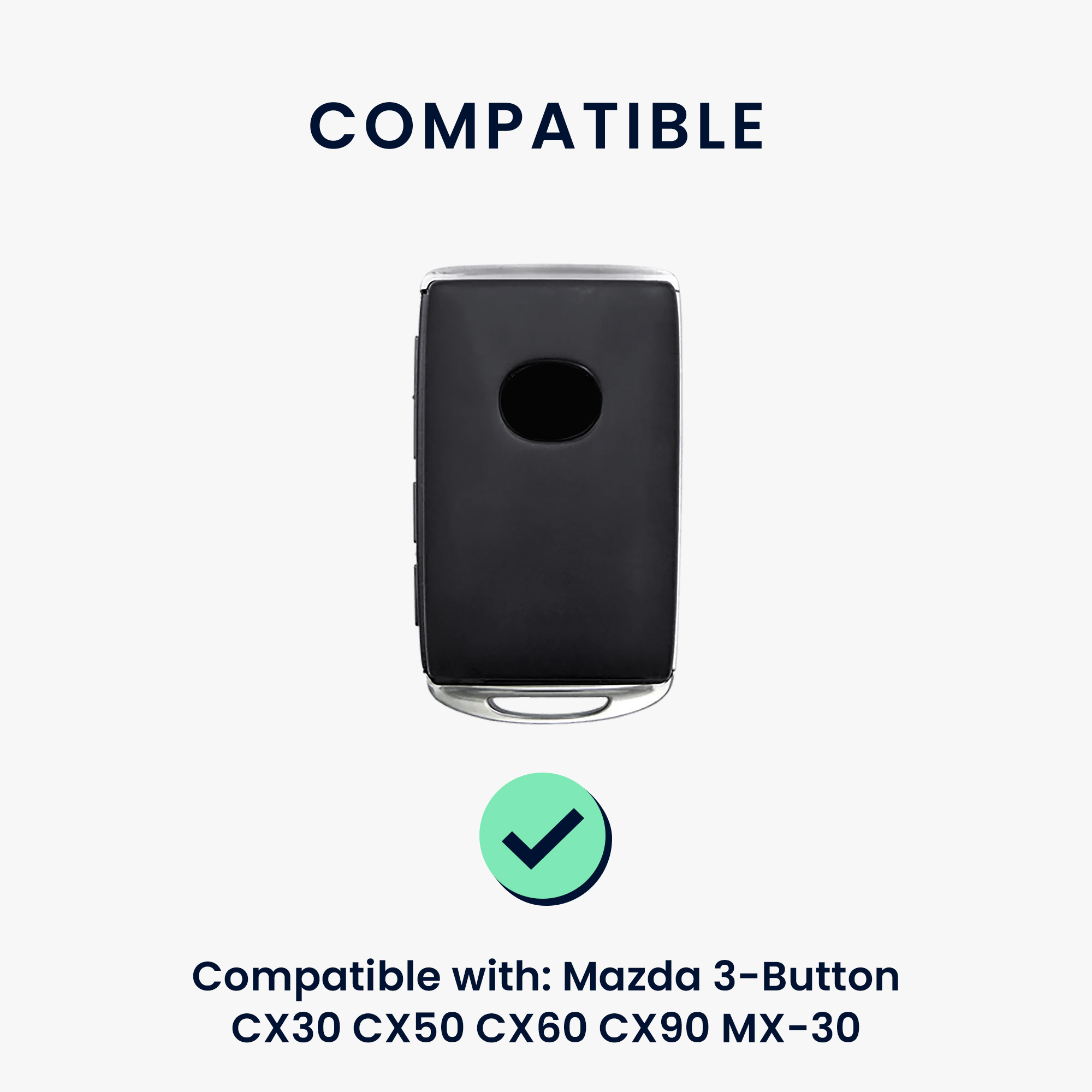 Pouzdro na klíč od auta Mazda 3-Button CX30 CX50 CX60 CX90 MX-30 - kwmobile