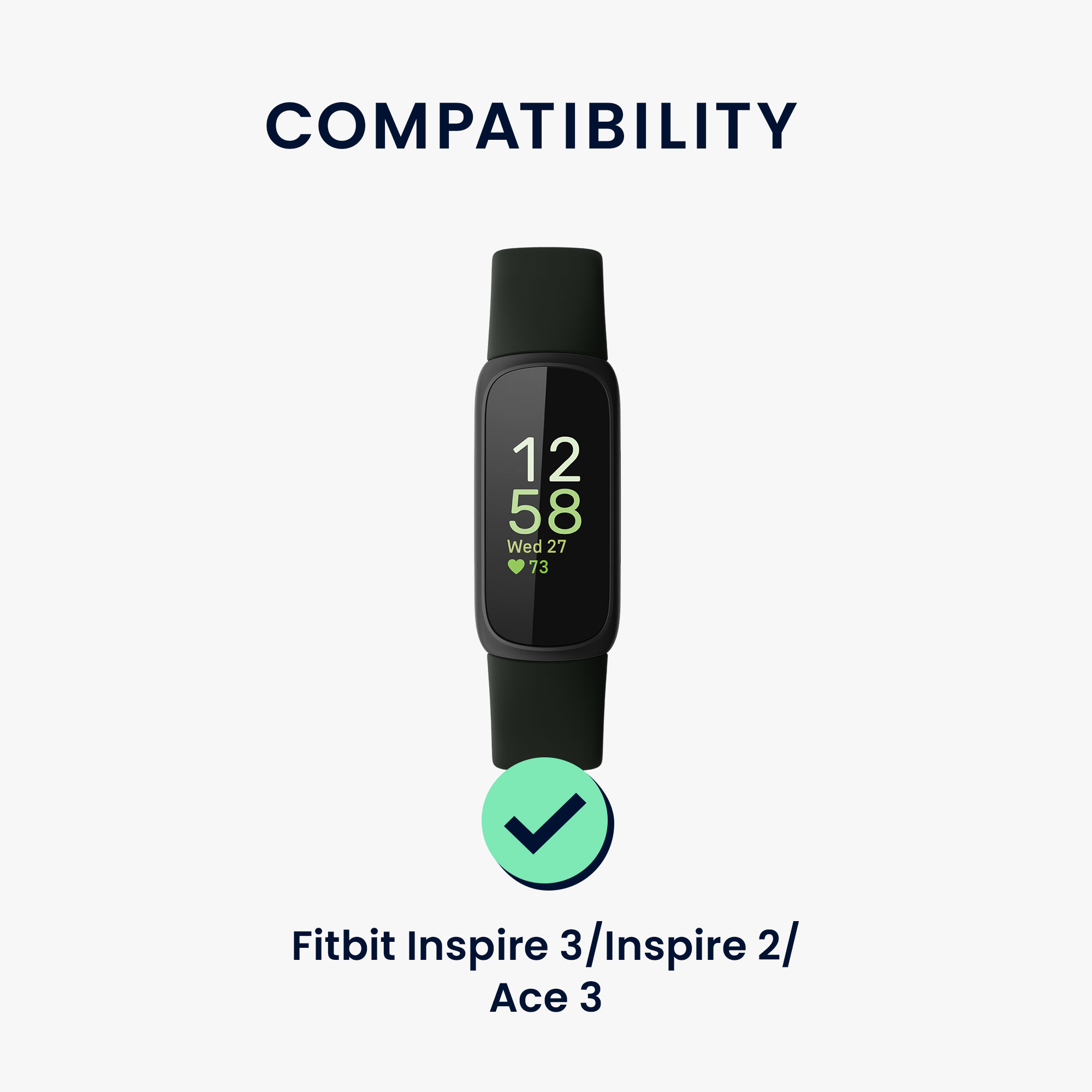 Sada řemínků pro Fitbit Inspire 3 / Inspire 2 / Ace 3 kwmobile silikonové - více barev