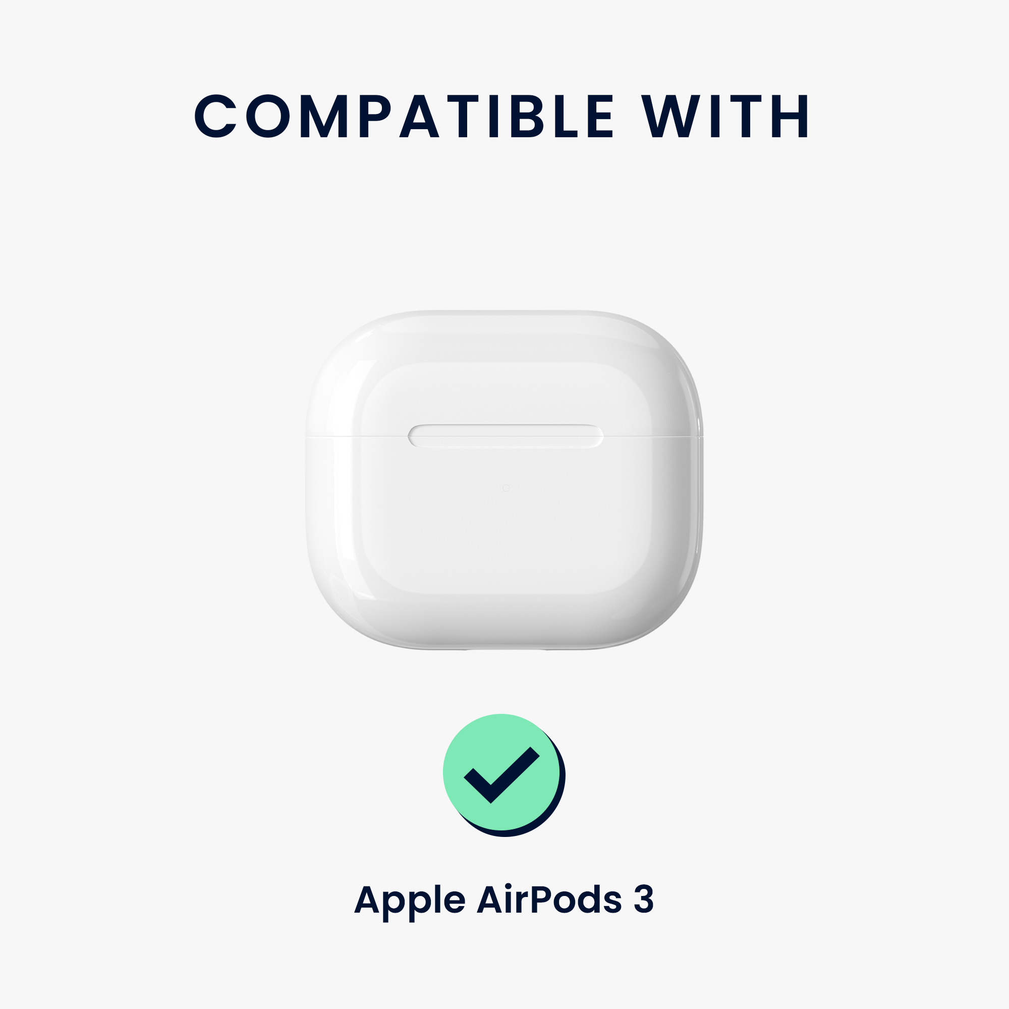 Pouzdro na sluchátka do uší pro Apple AirPods 3 kwmobile - měkký a odolný motiv kočka a kaštan