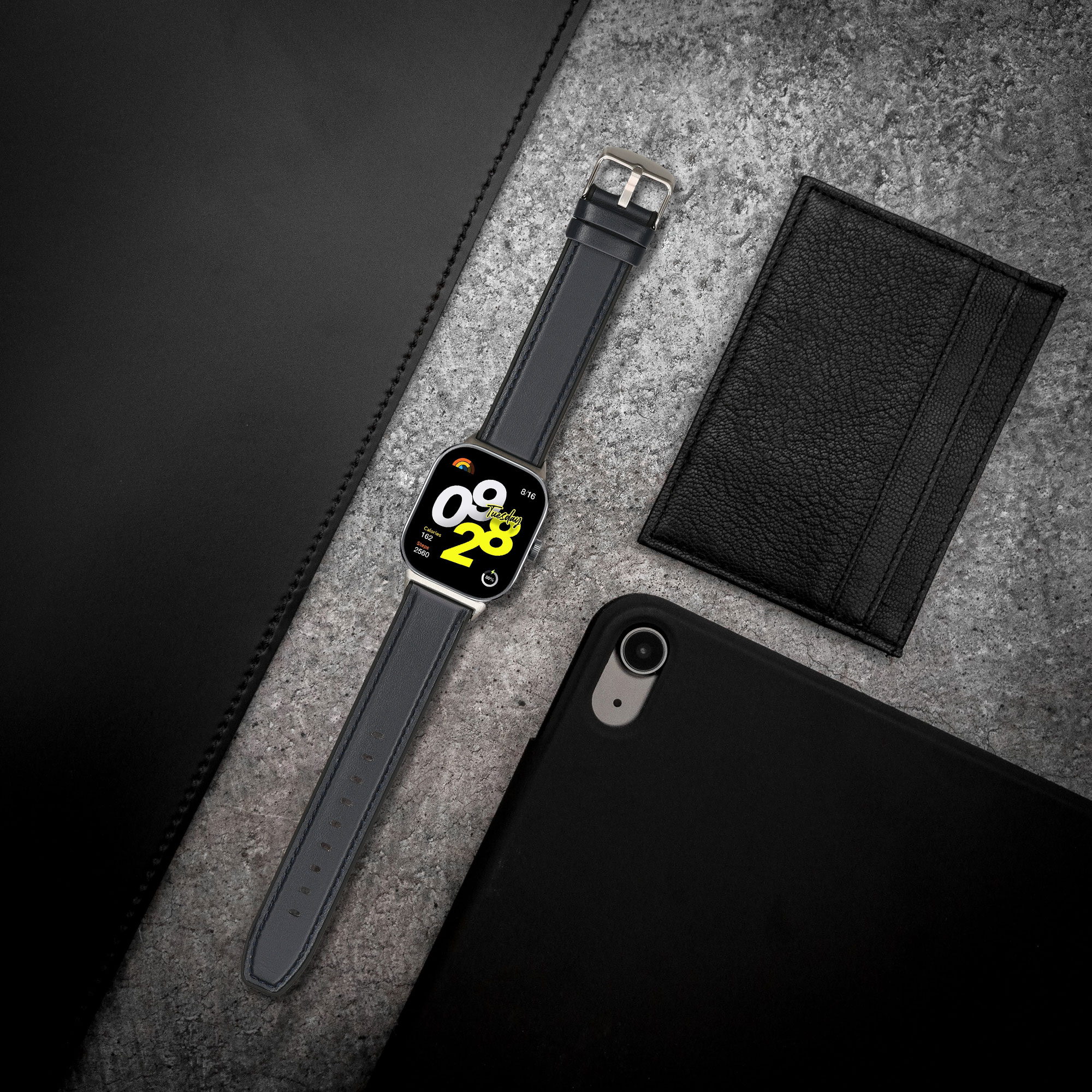 Řemínek pro Xiaomi Redmi Watch 5 & 4 / Smart Band 8 Pro / Smart Band 9 Pro kwmobile silikonové - tmavě modrá