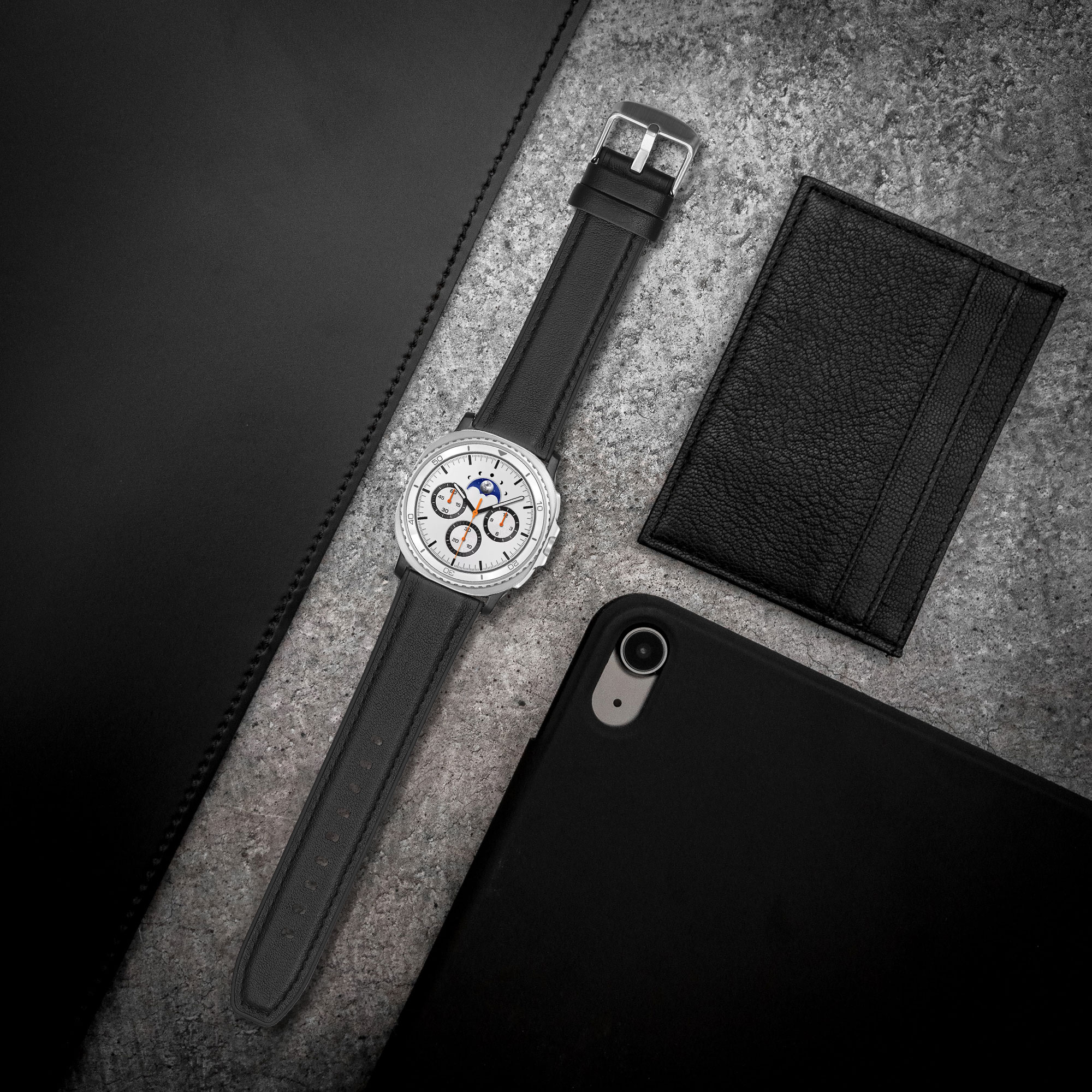 Řemínek na hodinky Galaxy Watch 8 Galaxy / Galaxy Watch 8 Classic 46mm Watch Strap kwmobile čer