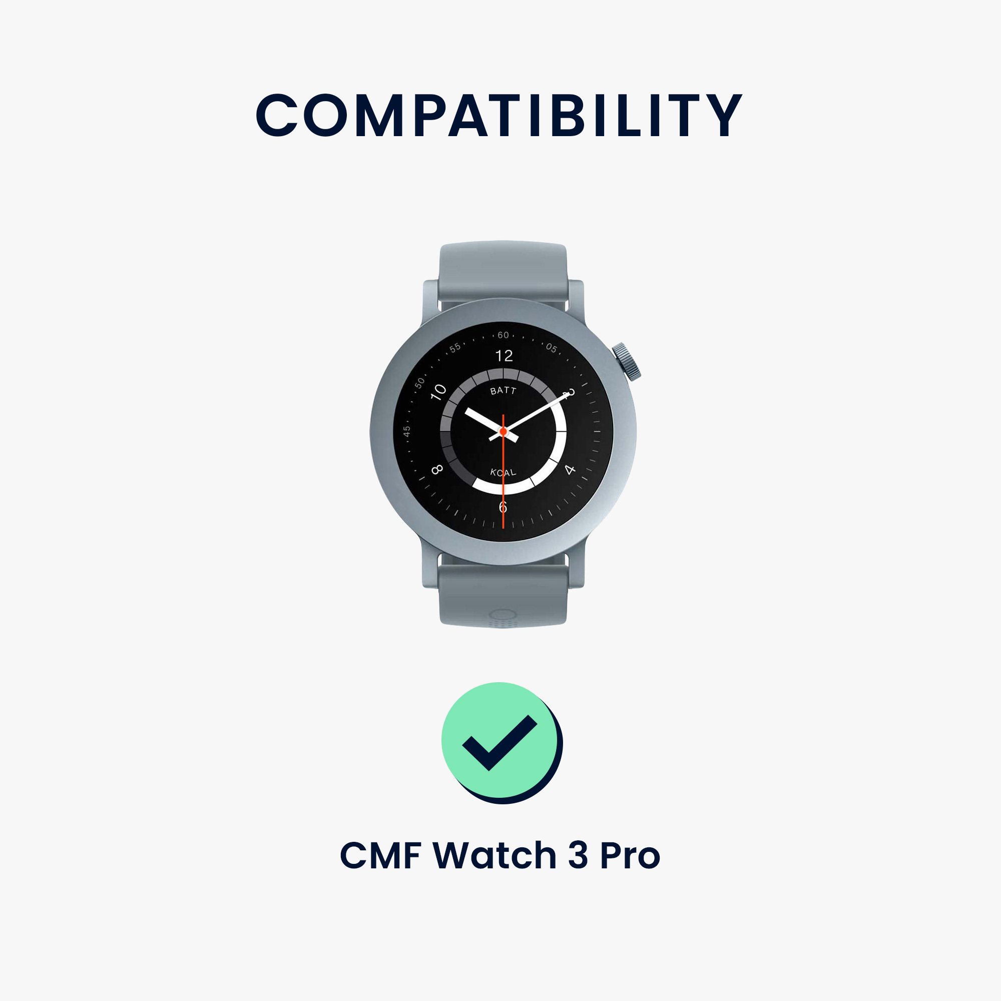 Ochranná fólie kwmobile pro CMF Watch 3 Pro - 2 ks