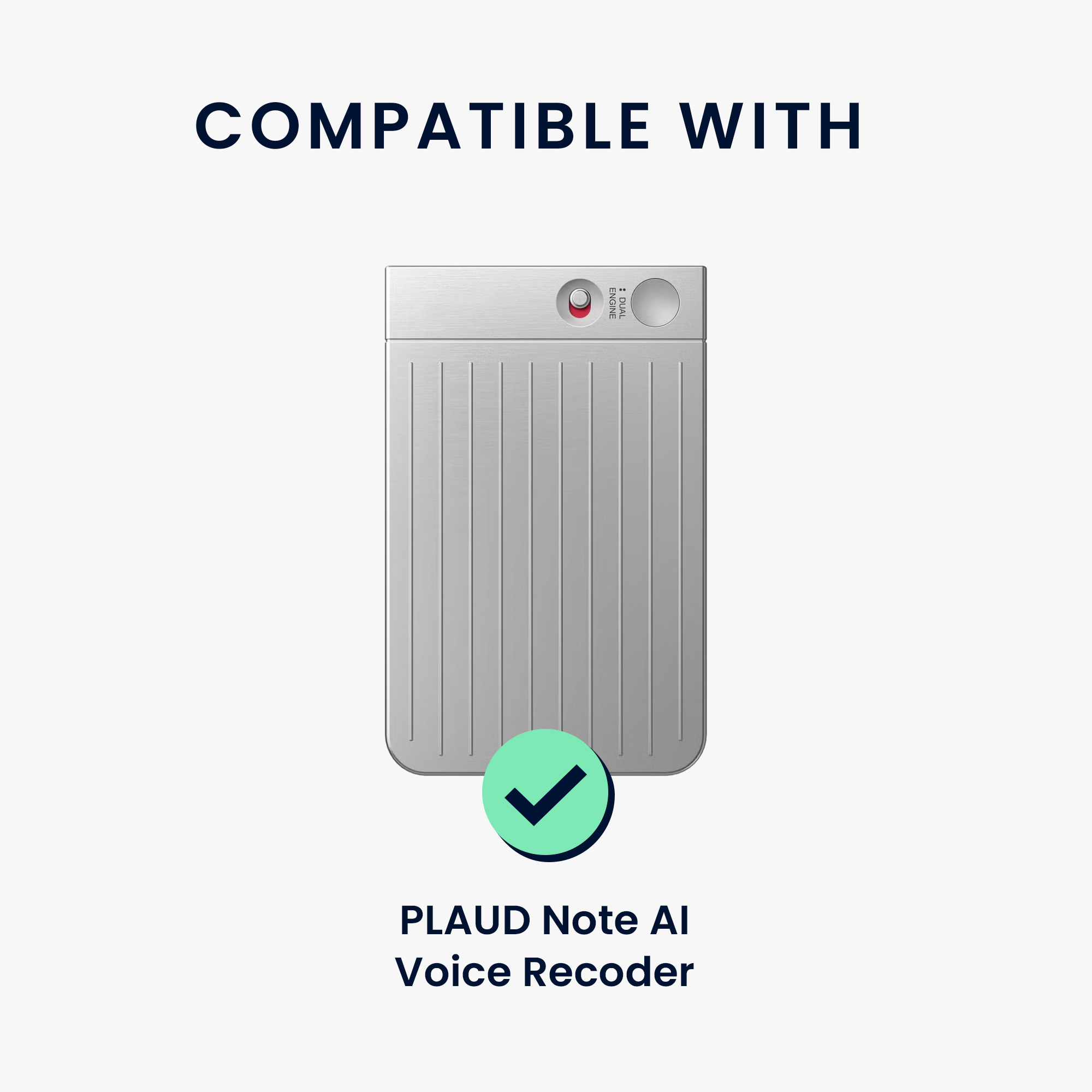 Nabíjecí kabel kwmobile pro PLAUD Note AI Voice Recoder Charge Cable, černá