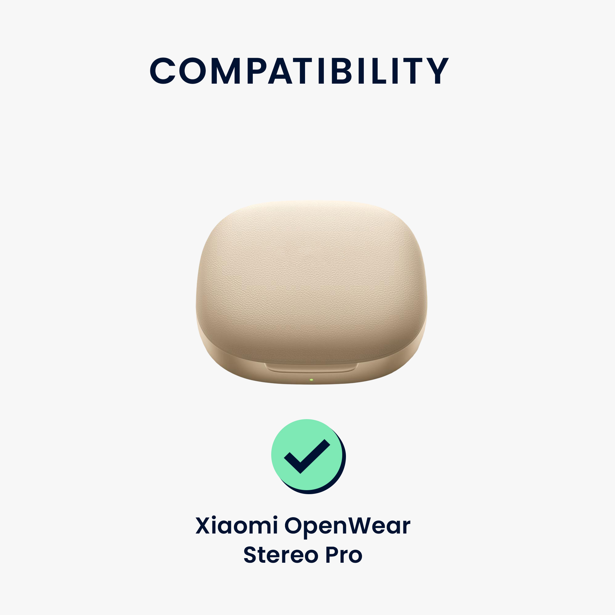 Pouzdro na sluchátka kwmobile pro Xiaomi OpenWear Stereo Pro, černá