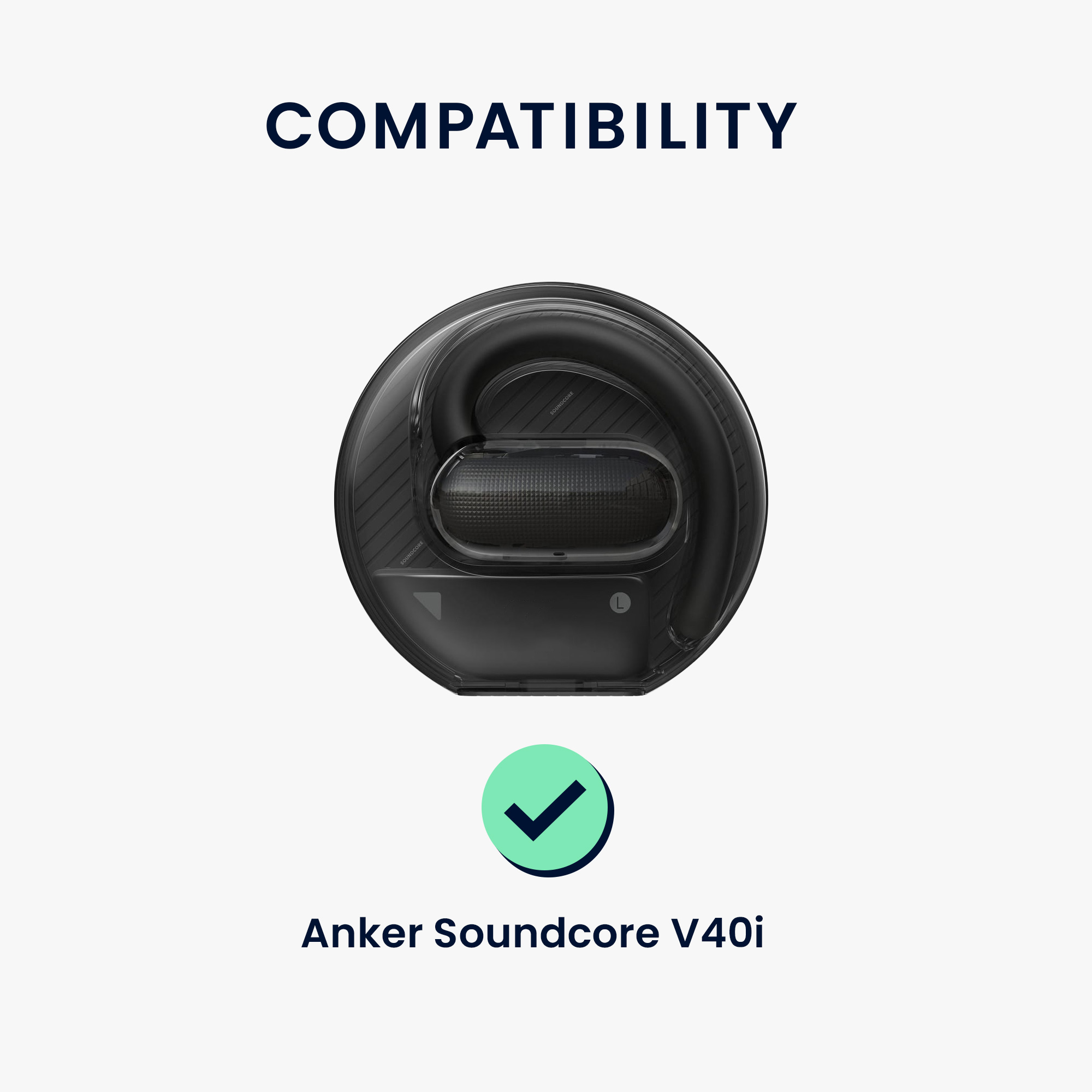 Pouzdro na sluchátka Anker Soundcore V40i kwmobile - černá