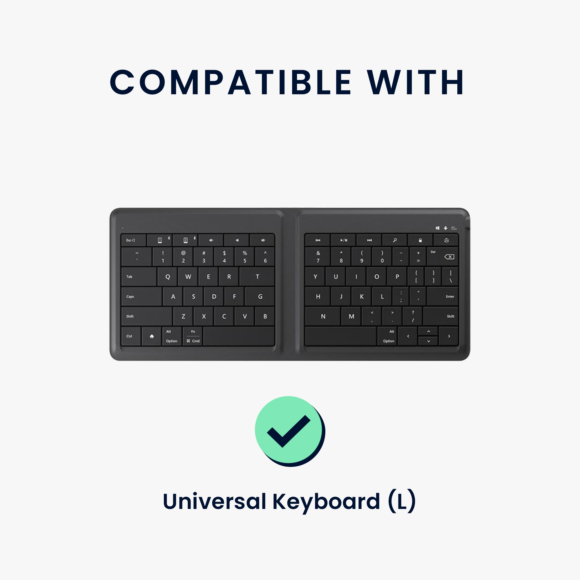 Kryt klávesnice proti prachu pro univerzální klávesnici (L) kwmobile - kočky
