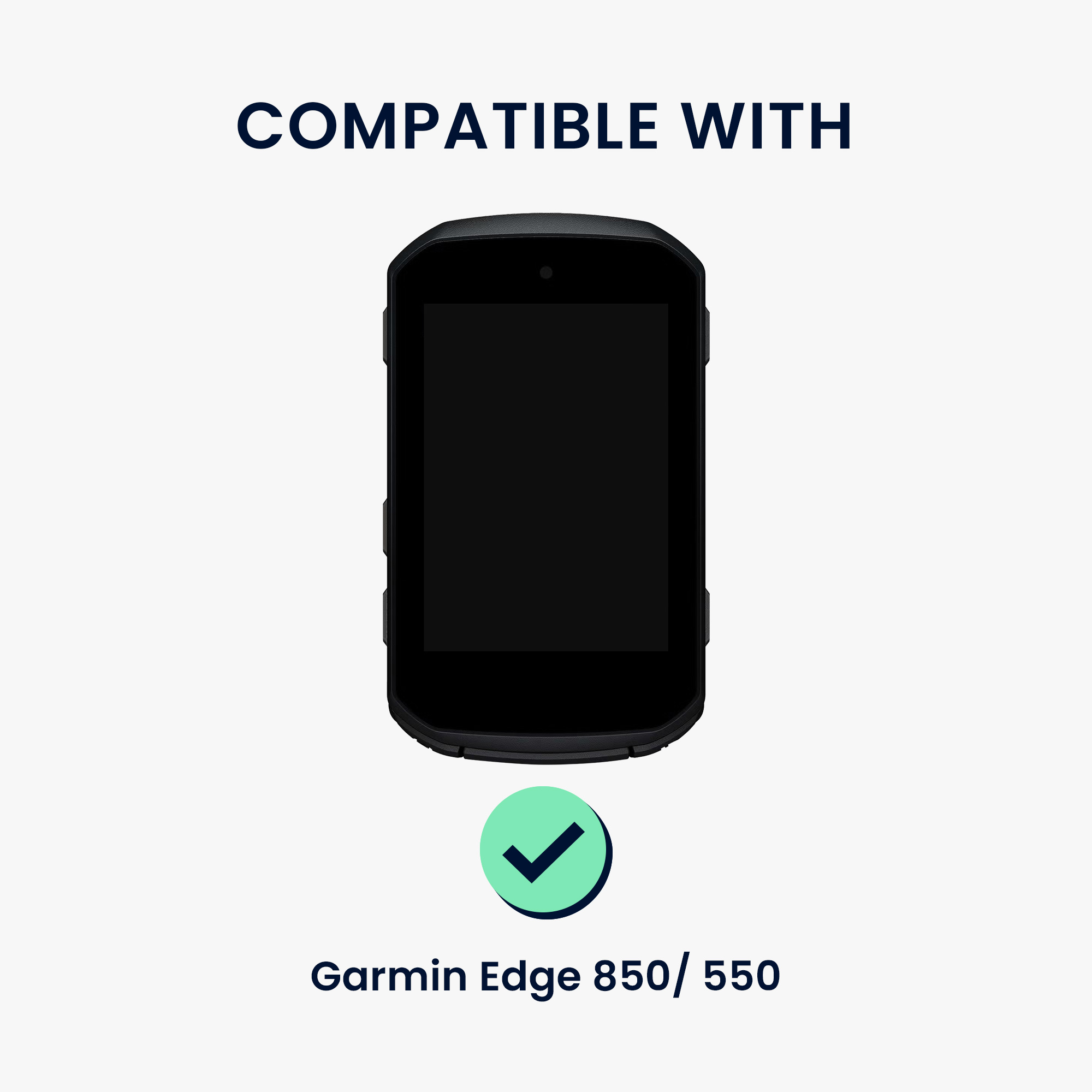 Silikonové pouzdro cyklo GPS Garmin Edge 850 / 550 kwmobile černá