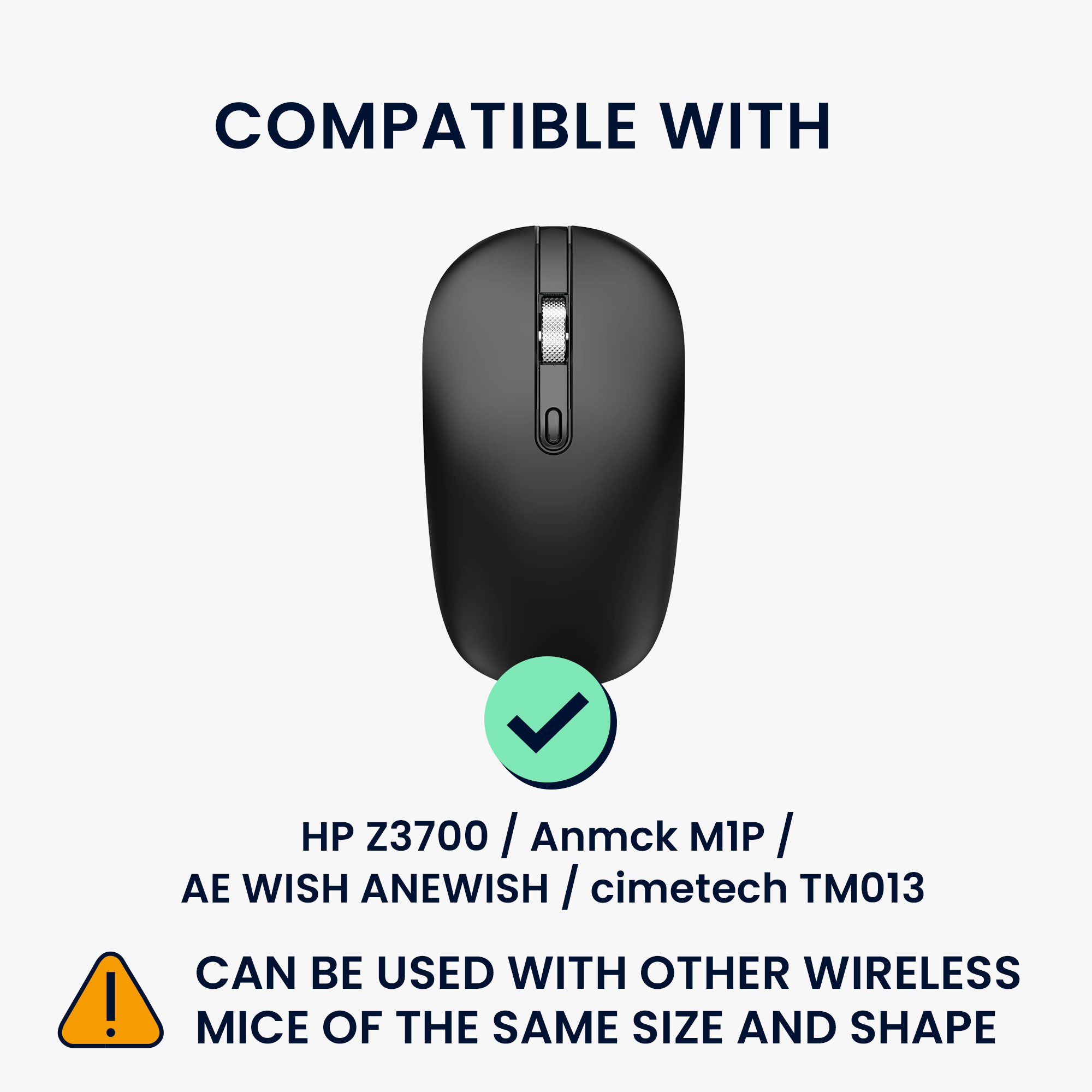 Pouzdro na myš pro HP Z3700 / Anmck M1P / AE WISH ANEWISH / cimetech TM013 kwmobile neoprenové - černá