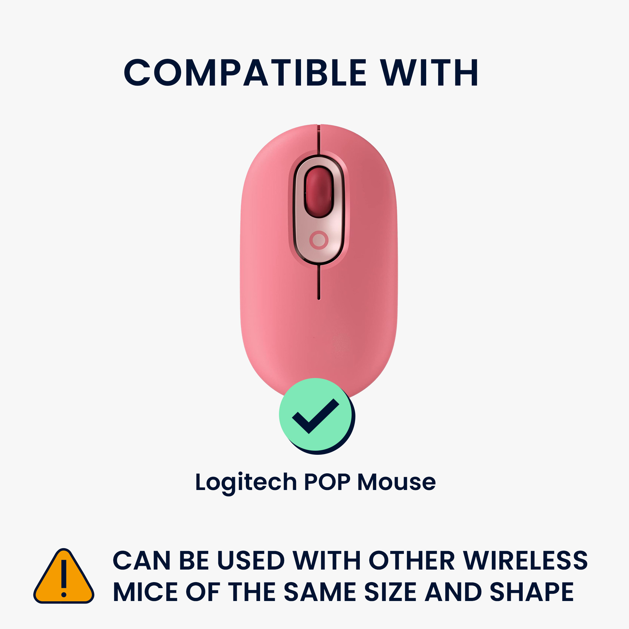 Pouzdro na myš pro Logitech POP Mouse kwmobile neoprenové - černá