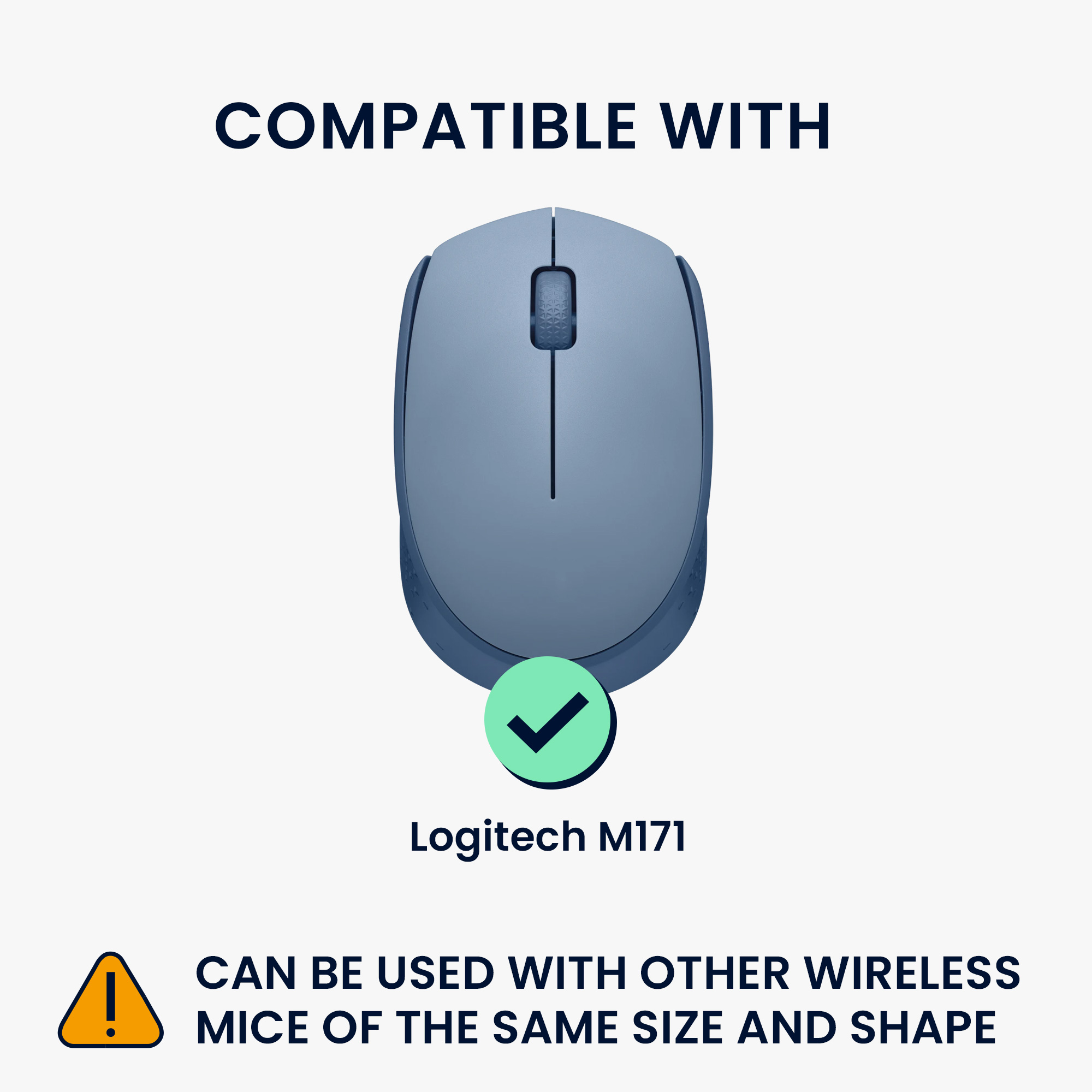 Pouzdro na myš pro Logitech M171 kwmobile neoprenové - starorůžová