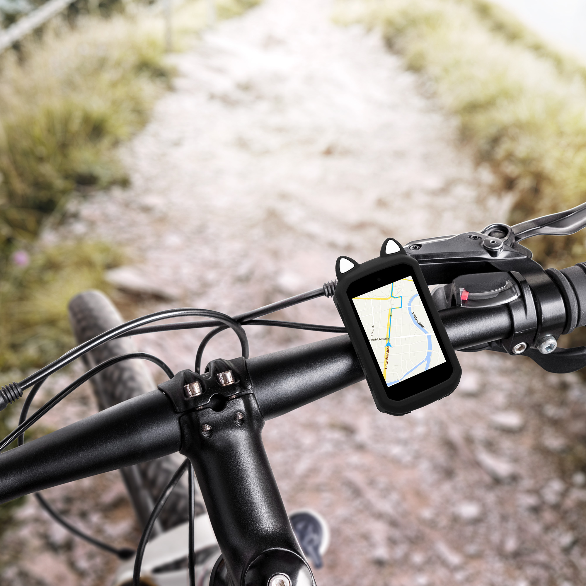 Pouzdro pro Garmin Edge 850 / 550 kwmobile silikonové - silikonový obal na GPS