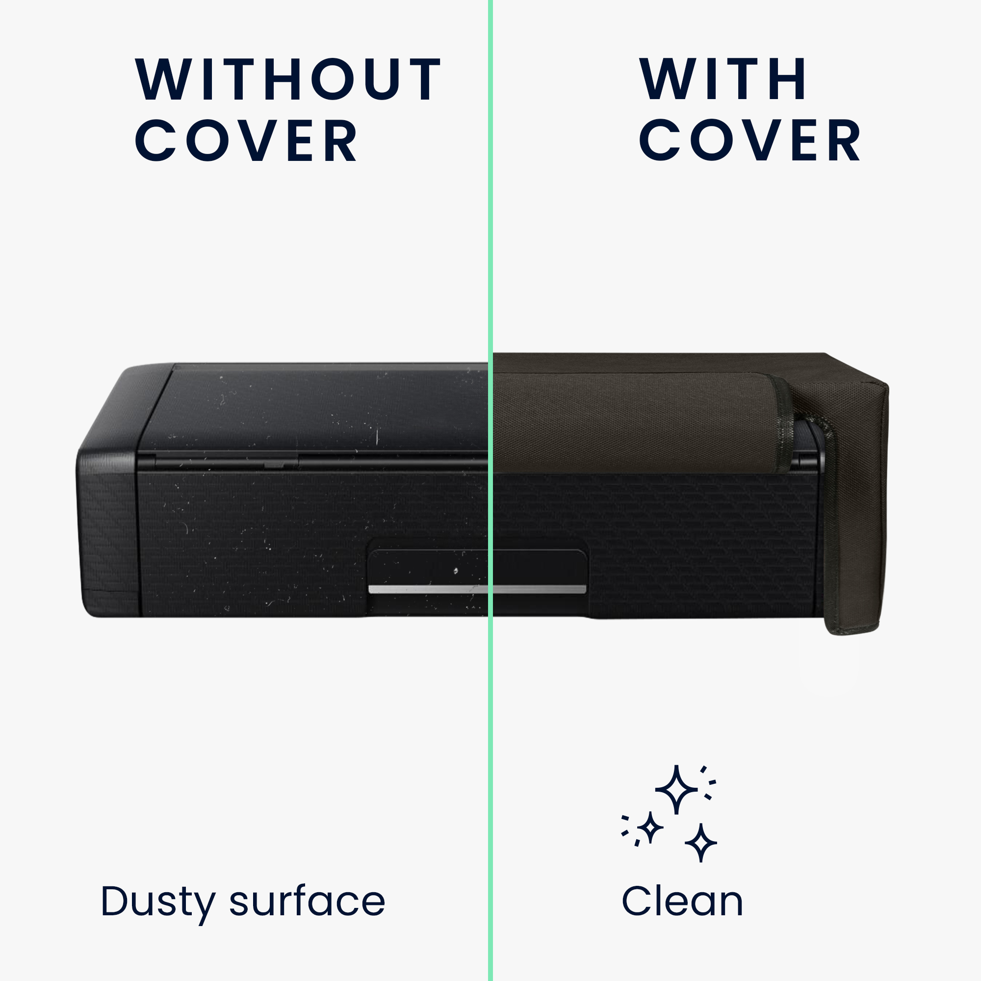Ochranný kryt proti prachu pro Epson WorkForce WF-110W kwmobile - tmavě šedá