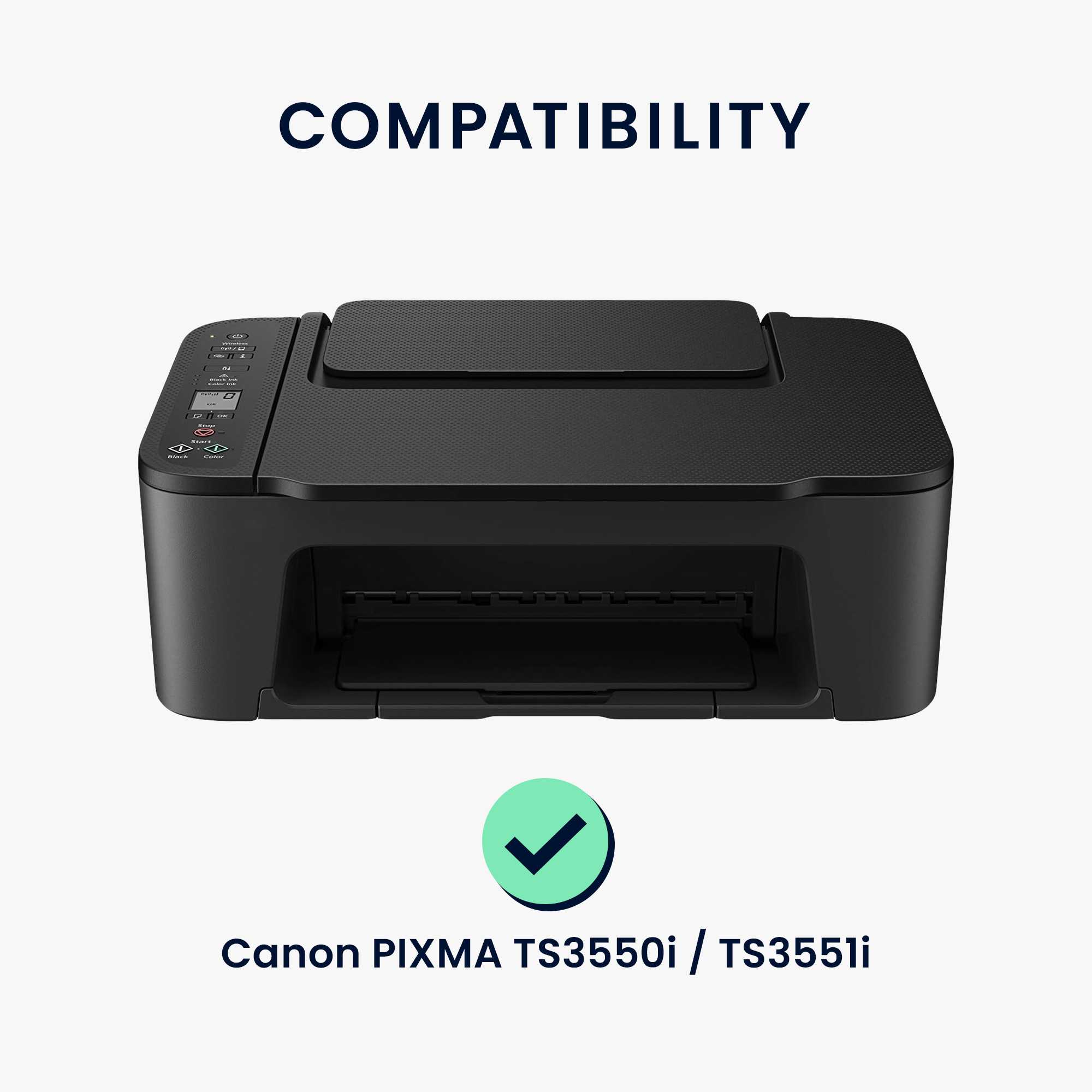 Ochranný kryt proti prachu pro Canon PIXMA TS3550i / TS3551i kwmobile - žlutá / zelená / béžová