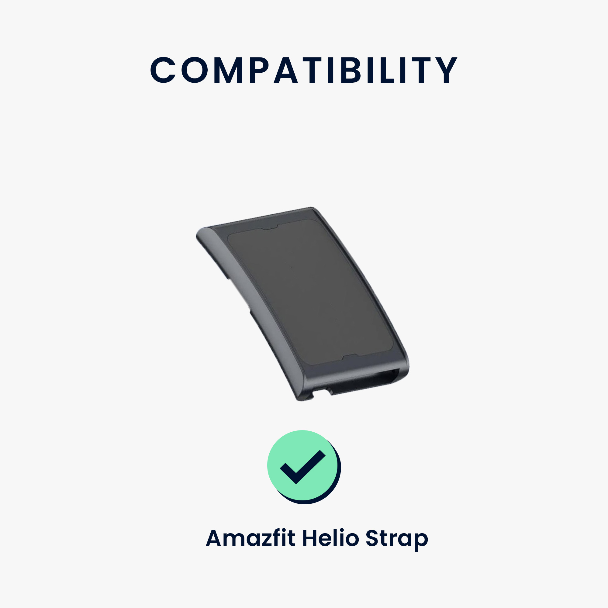 Řemínek pro Amazfit Helio kwmobile silikonové - oranžová / černá