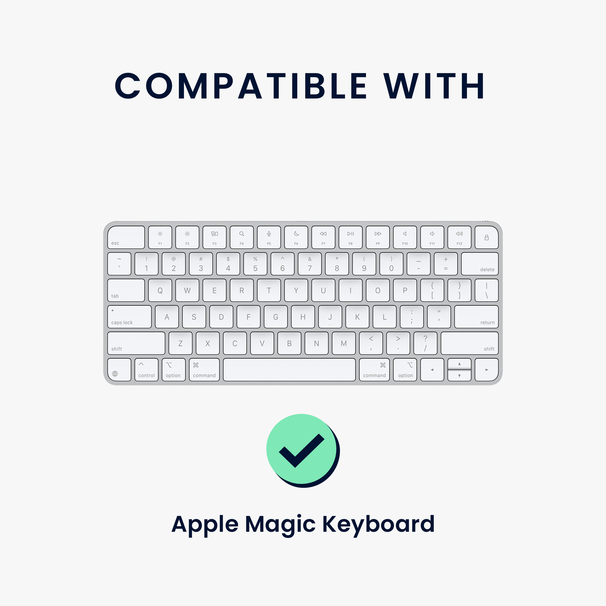 Kryt klávesnice Apple Magic - kwmobile - oranžová