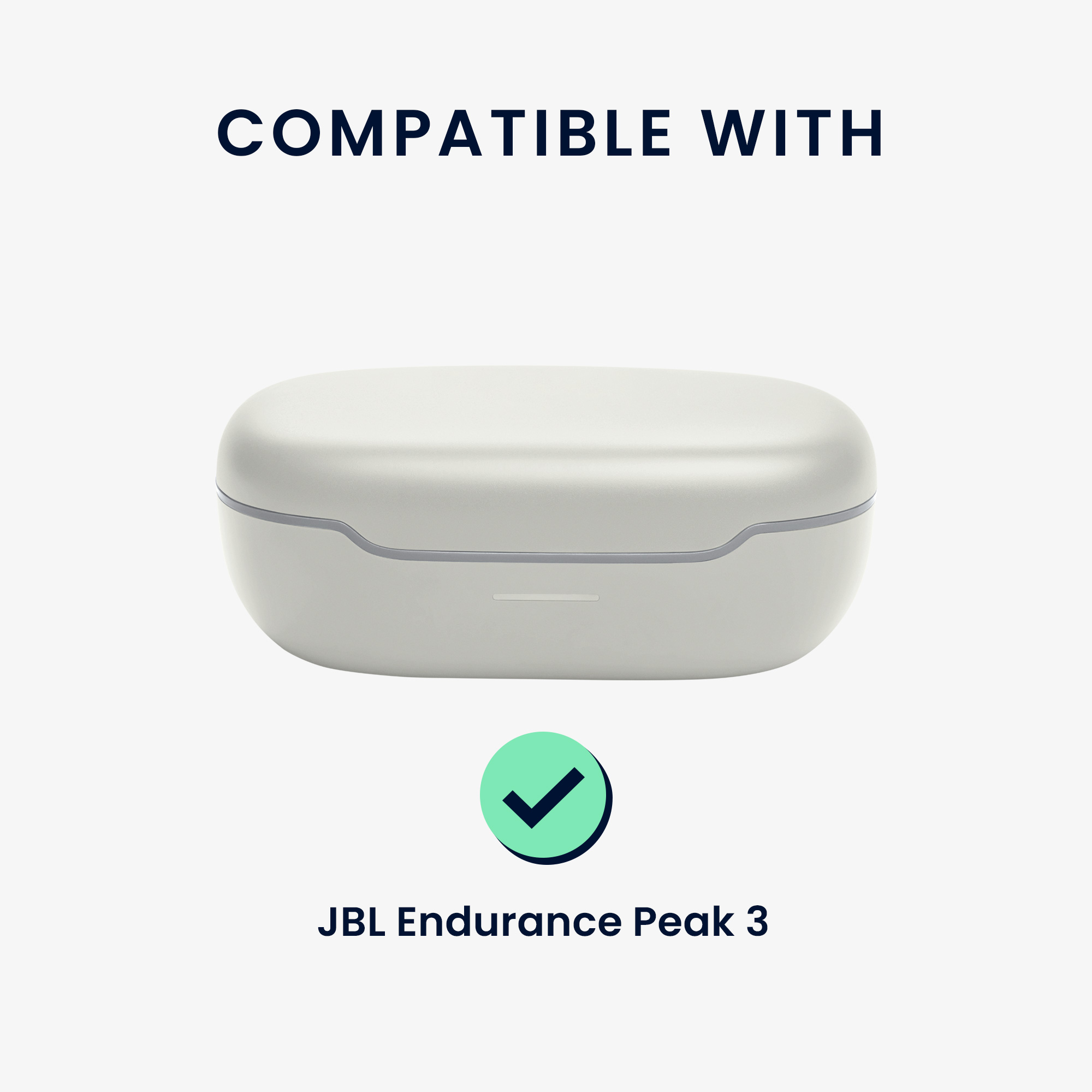 Pouzdro na sluchátka pro JBL Endurance Peak 3 kwmobile silikonové - transparentní