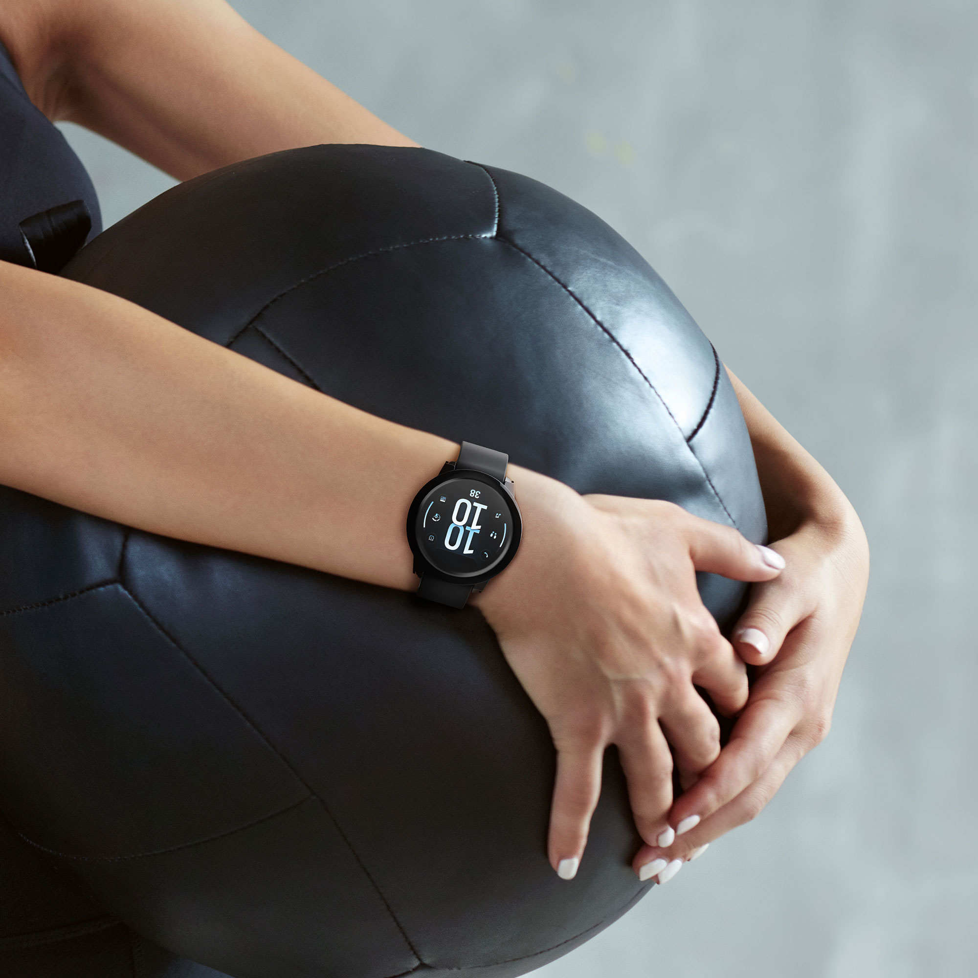 2 ks Ochranný kryt kwmobile pro Garmin Venu 4 45mm - černá / stříbrná