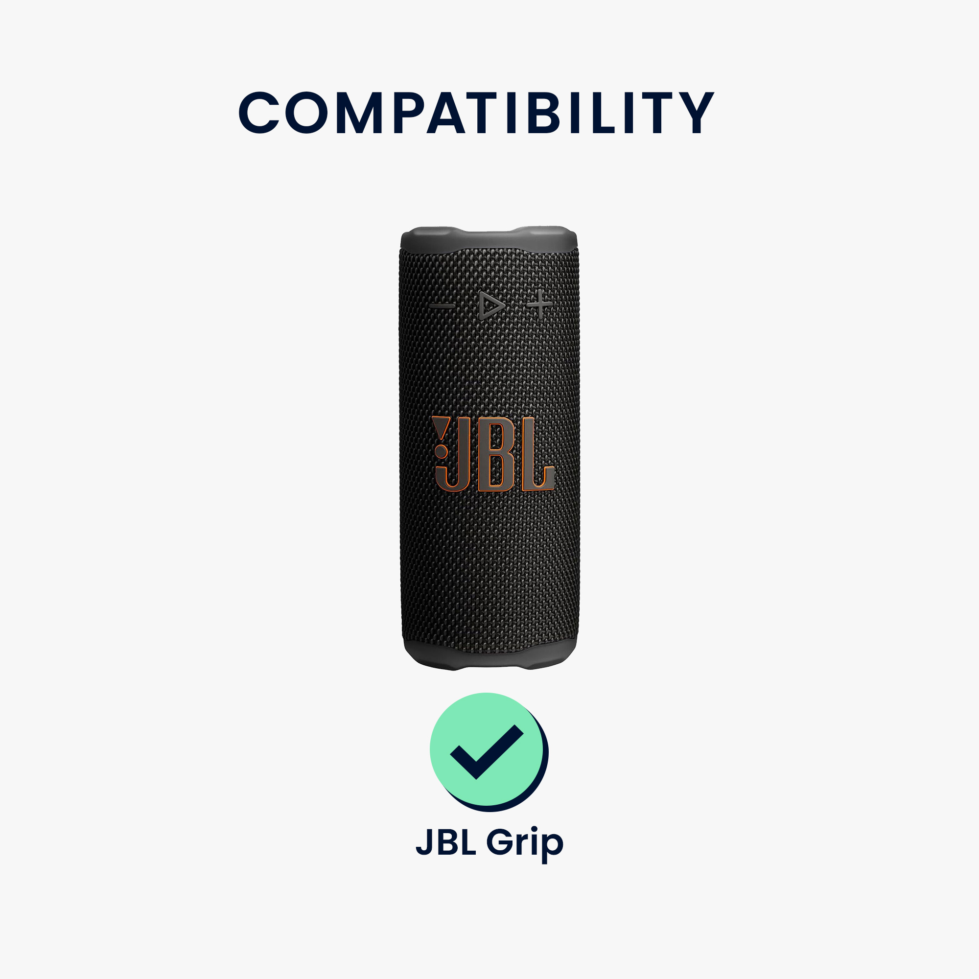 Silikonové pouzdro pro JBL Grip kwmobile - obal fólie černá