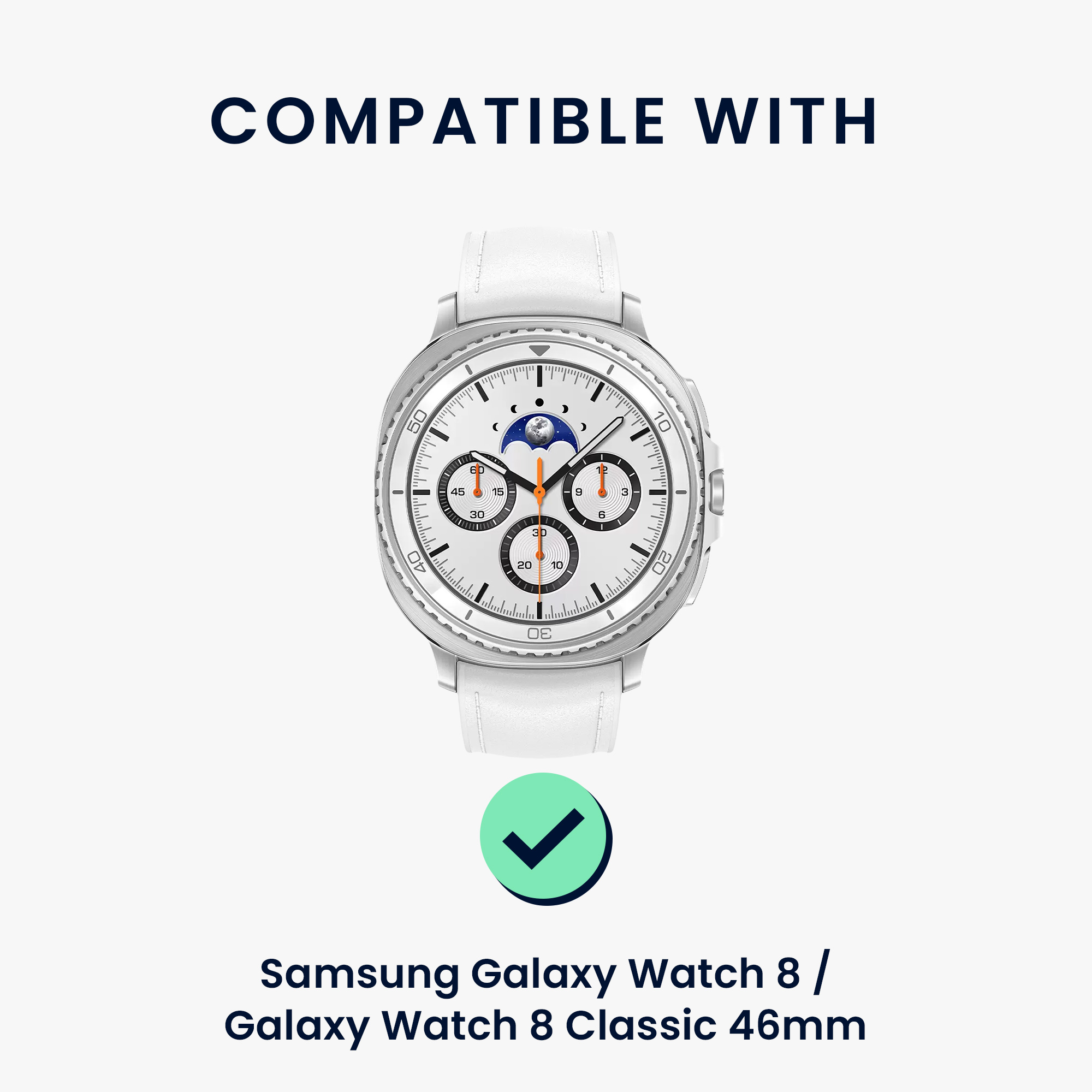 Řemínek na hodinky pro Samsung Galaxy Watch 8 / Galaxy Watch 8 Classic 46mm kwmobile - černá látkový řemínek na hodinky (scrunchie)