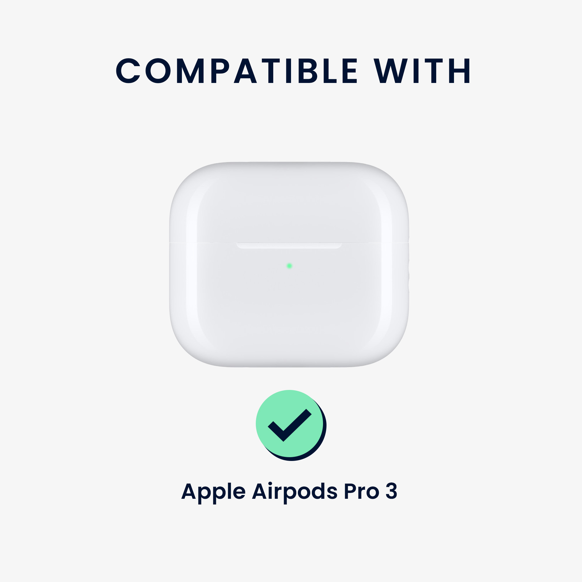 Pouzdro z eko kůže pro Apple Airpods Pro 3 kwmobile tenké - oranžová