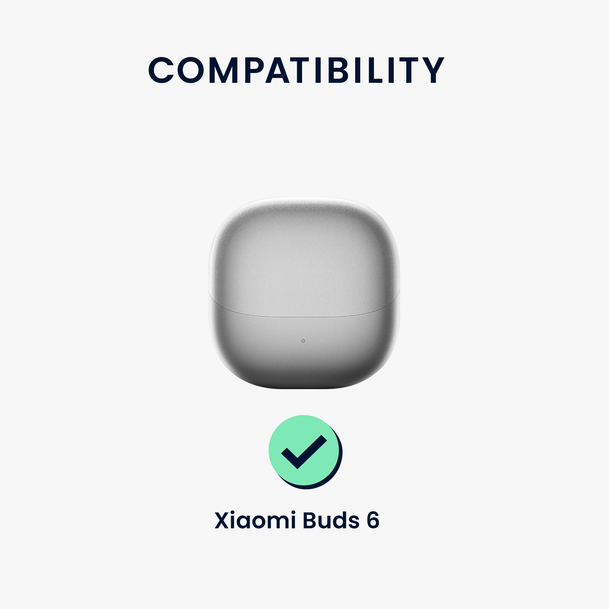 Obal pro Xiaomi Buds 6 kwmobile s karabinou silikonové - levandulová