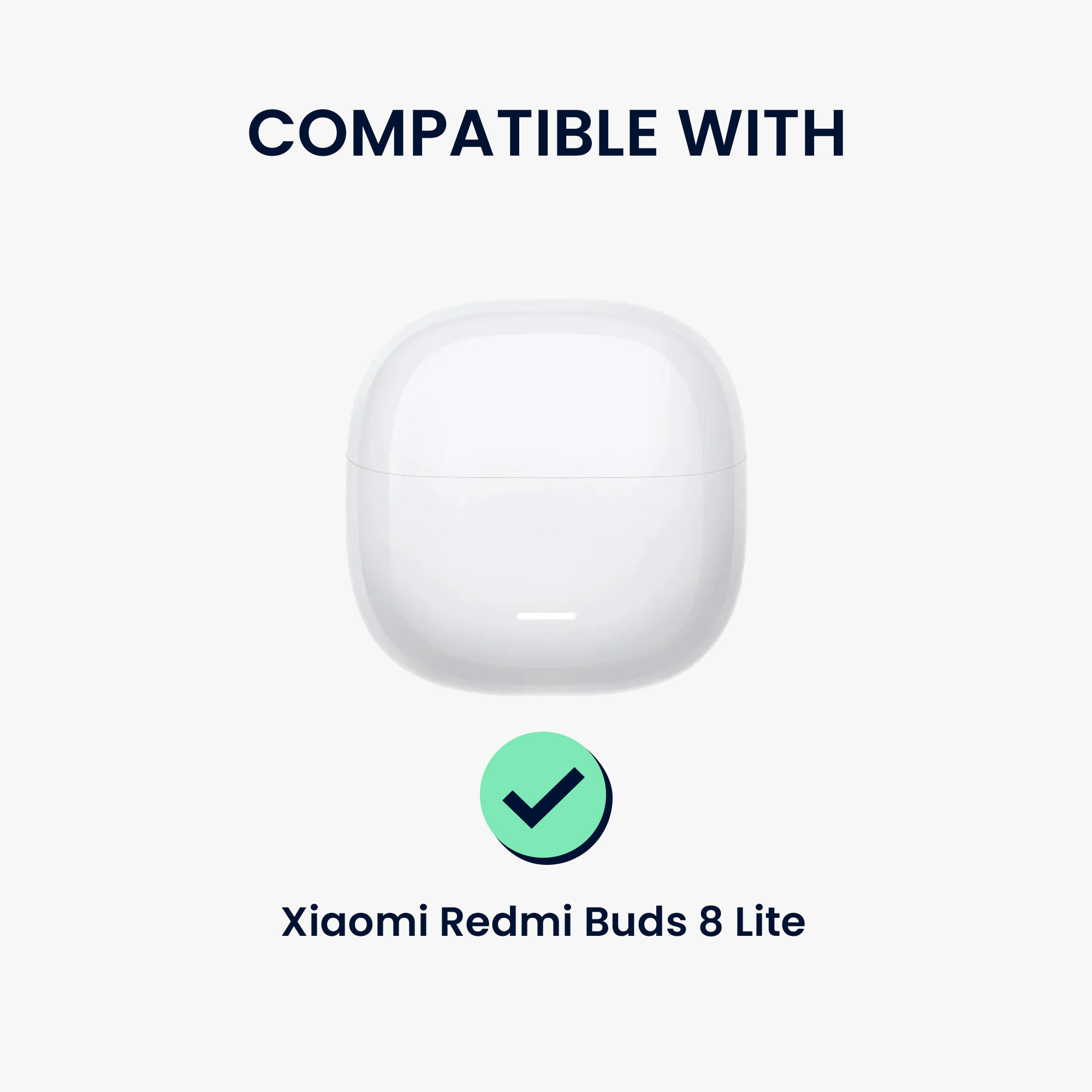 Silikonový obal nabíjecí pouzdro sluchátka Xiaomi Redmi Buds 8 Lite průhledná kwmobile