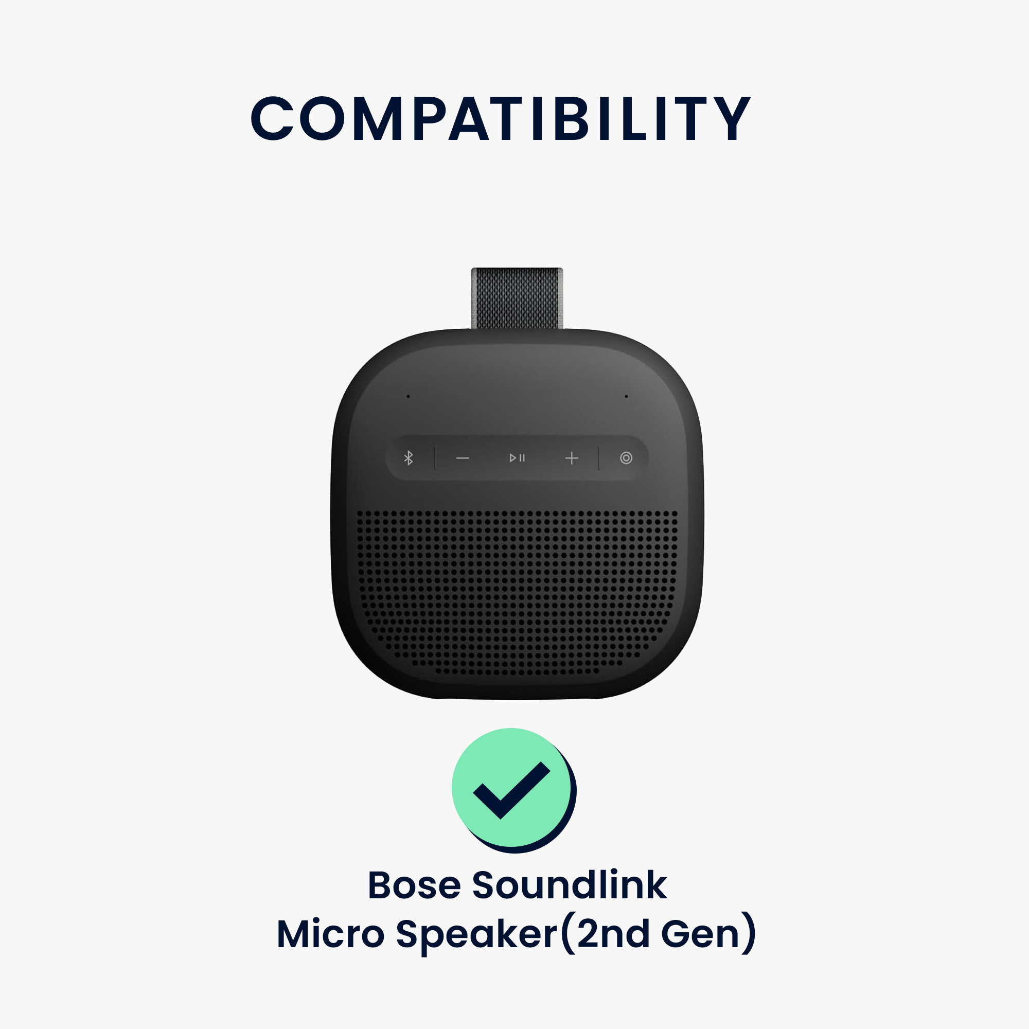 Silikonové pouzdro pro Bose SoundLink Micro Speaker (2nd Gen) kwmobile - obal fólie černá