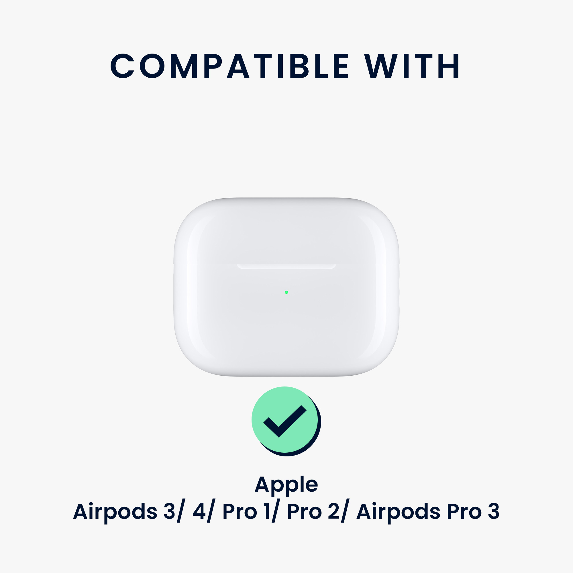 Silikonové poutko na krk pro Apple Airpods 3 / 4 / Pro 1 / Pro 2 / Airpods Pro 3 kwmobile s popruhem na krk - černá / oranžová