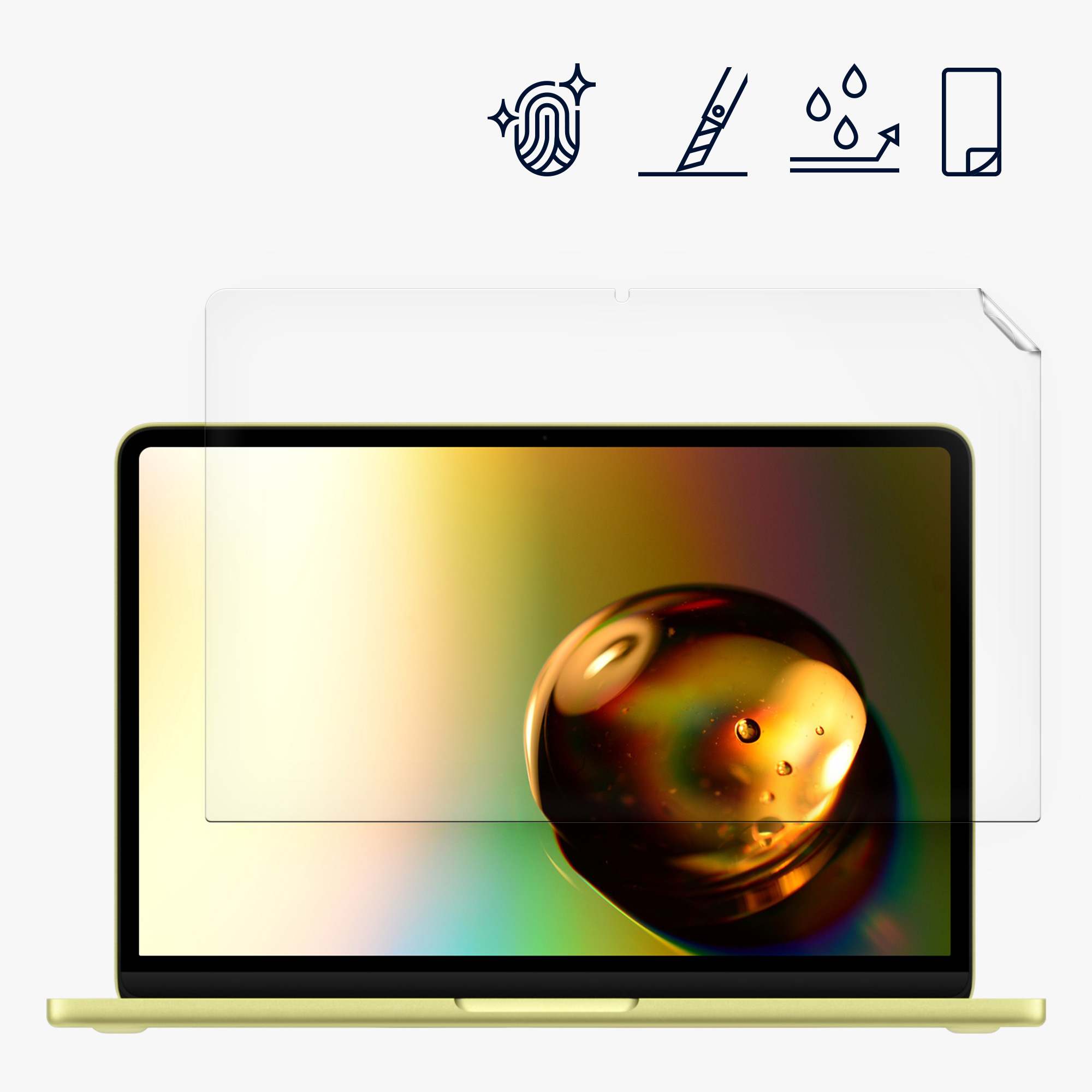 Ochranné fólie na displej pro Apple MacBook Neo kwmobile - antireflexní ochrana notebooku