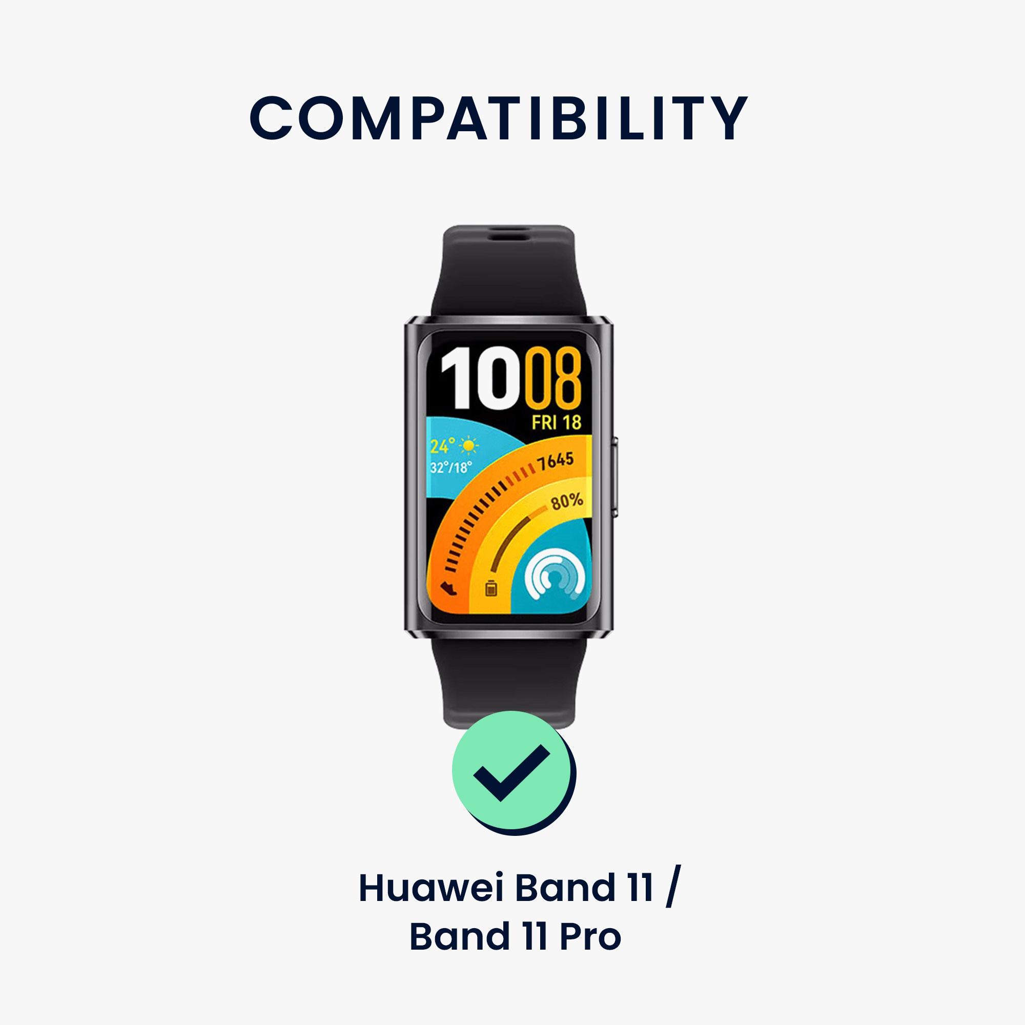 Sada řemínků pro Huawei Band 11 / Band 11 Pro kwmobile silikonové - více barev