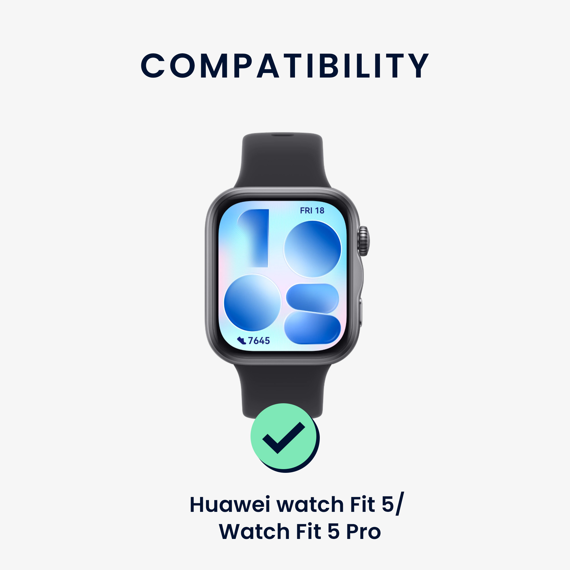 Řemínek pro Huawei Watch Fit 5 / Watch Fit 5 Pro kwmobile silikonové - modrá / světle modrá