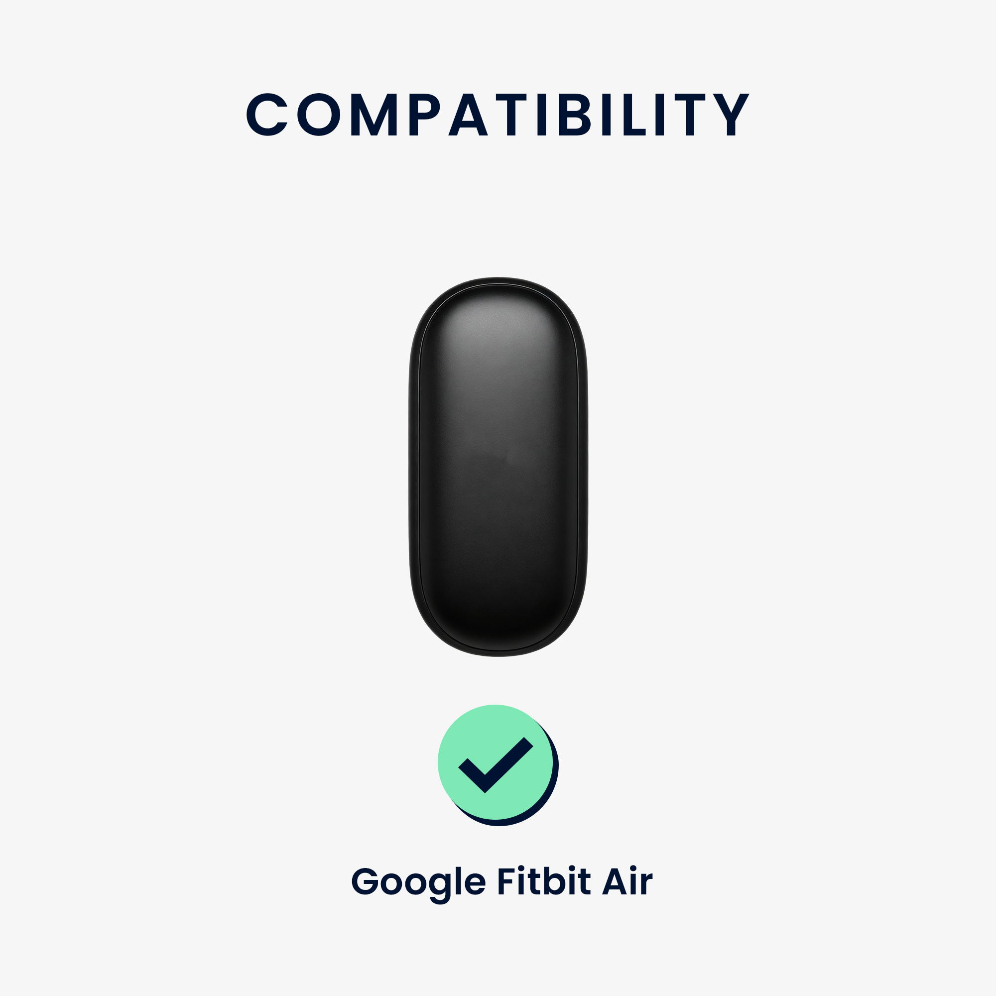 Řemínek pro Google Fitbit Air kwmobile silikonové - modrá