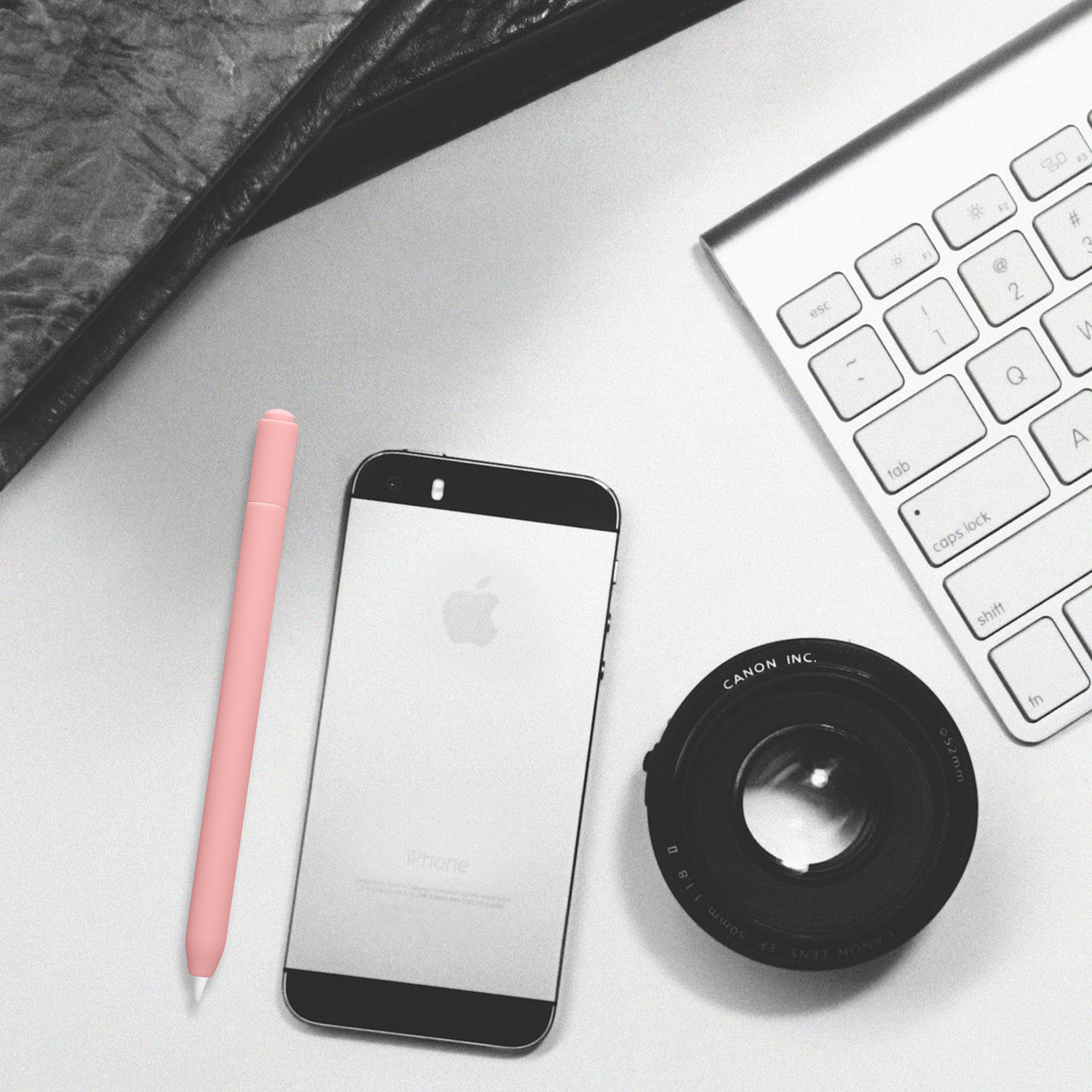 Pouzdro pro Apple Pencil (USB-C) kwmobile - starorůžová