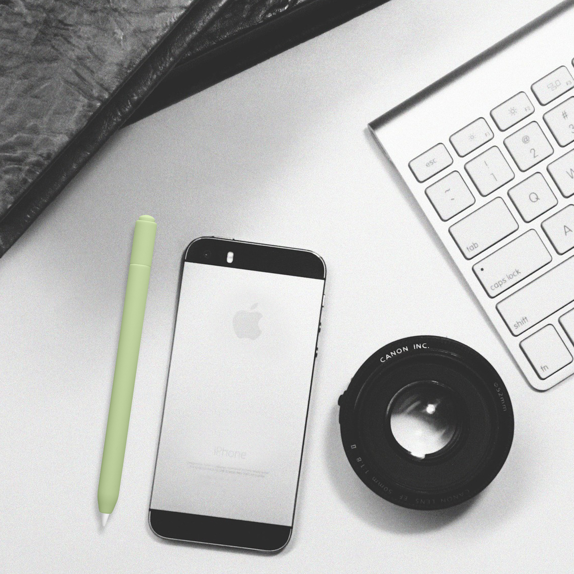 Pouzdro pro Apple Pencil (USB-C) kwmobile - pastelově zelená