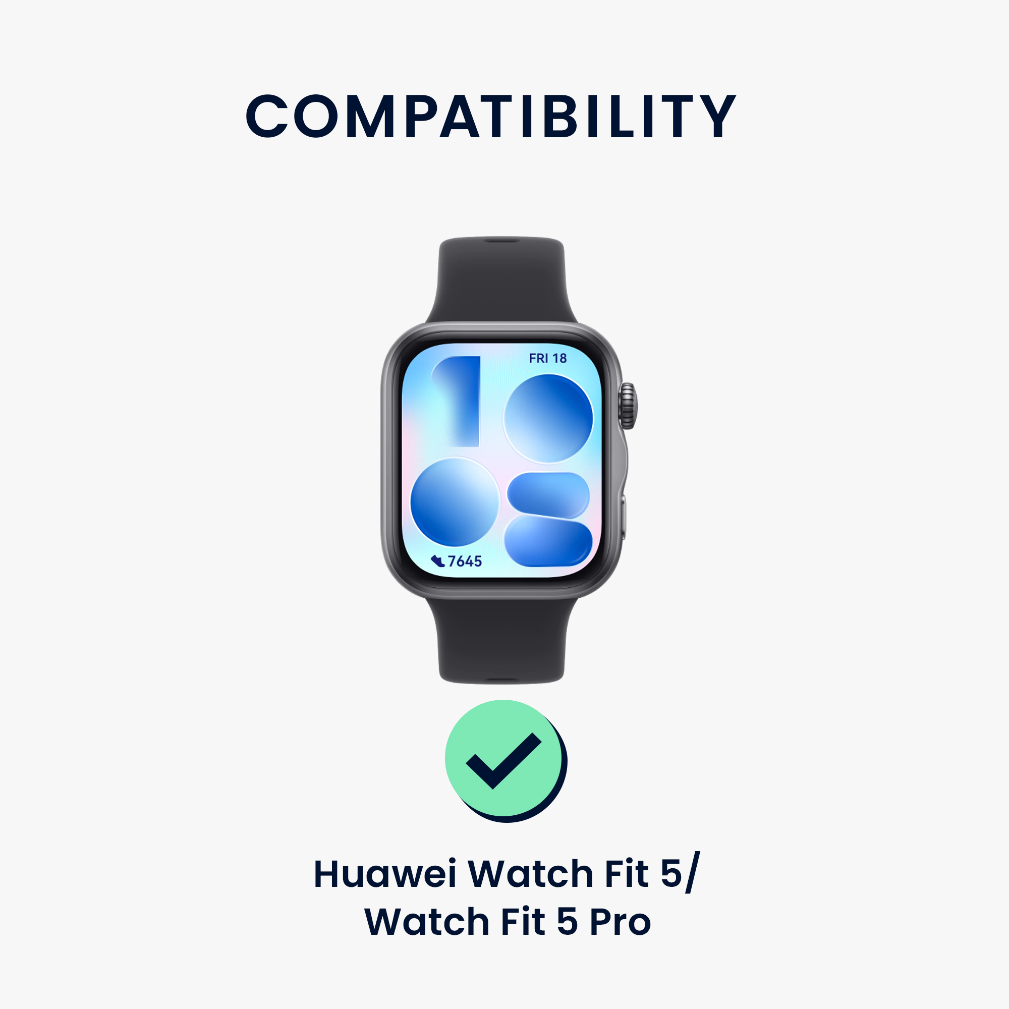 TPU silikonové řemínky pro Huawei Watch Fit 5 / Watch Fit 5 Pro, 6 ks kwmobile ‑ vícebarevná