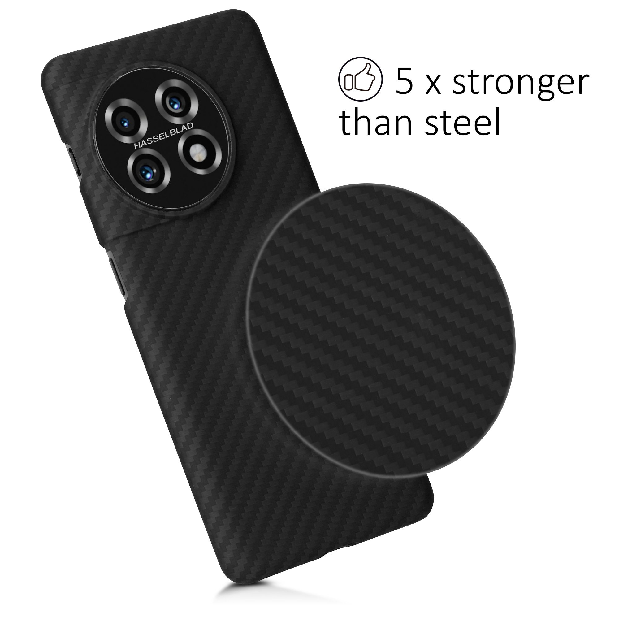 Aramidový kryt na mobil OnePlus 11 kalibri černý